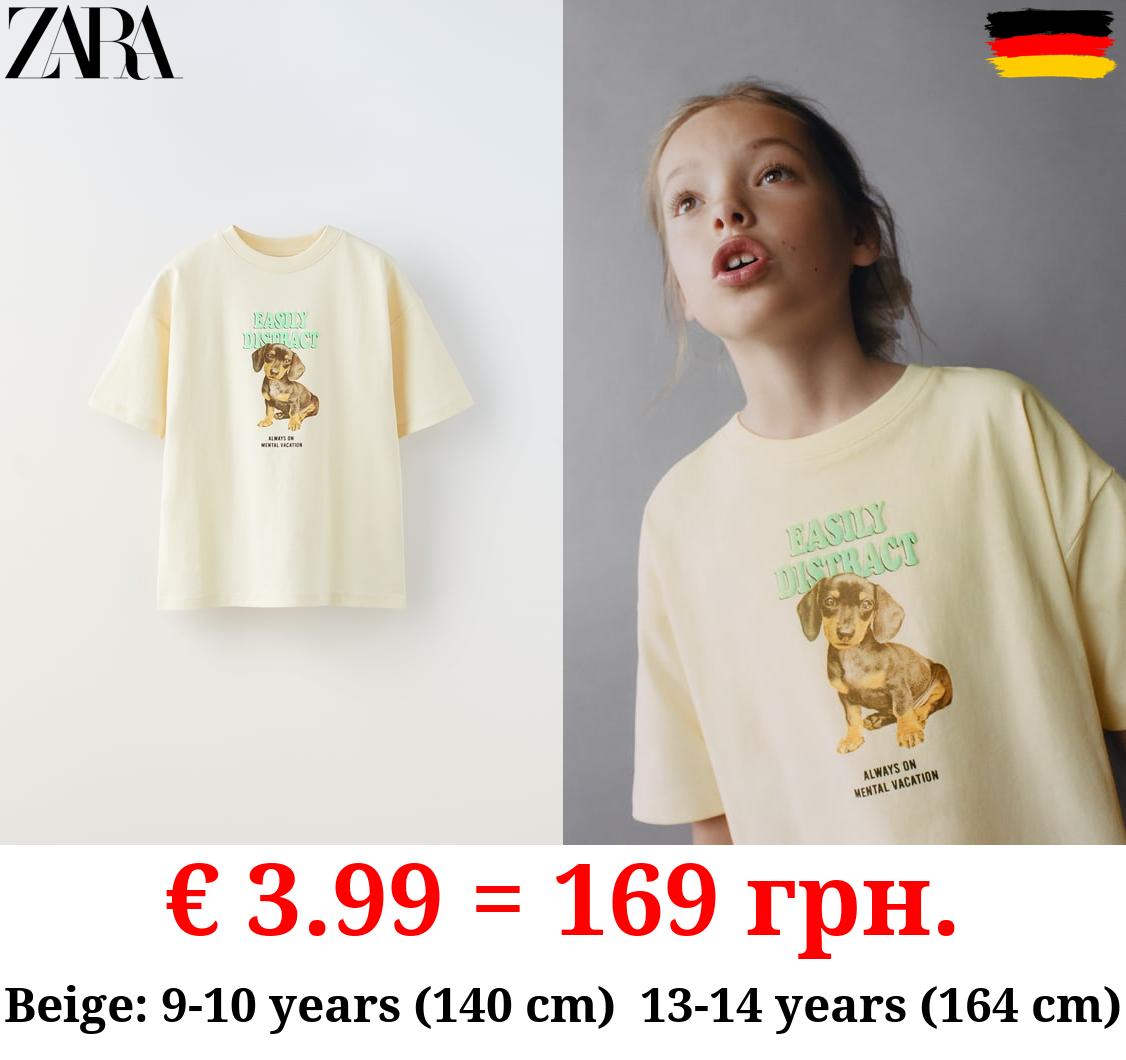 PRINTED NEON T-SHIRT