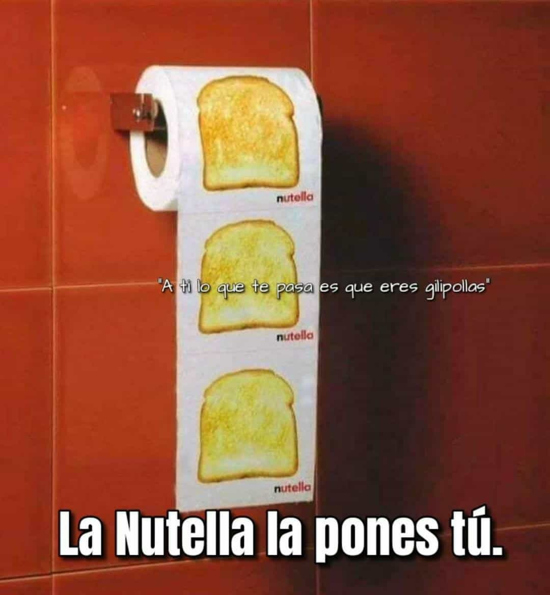 Tostada con Nutella