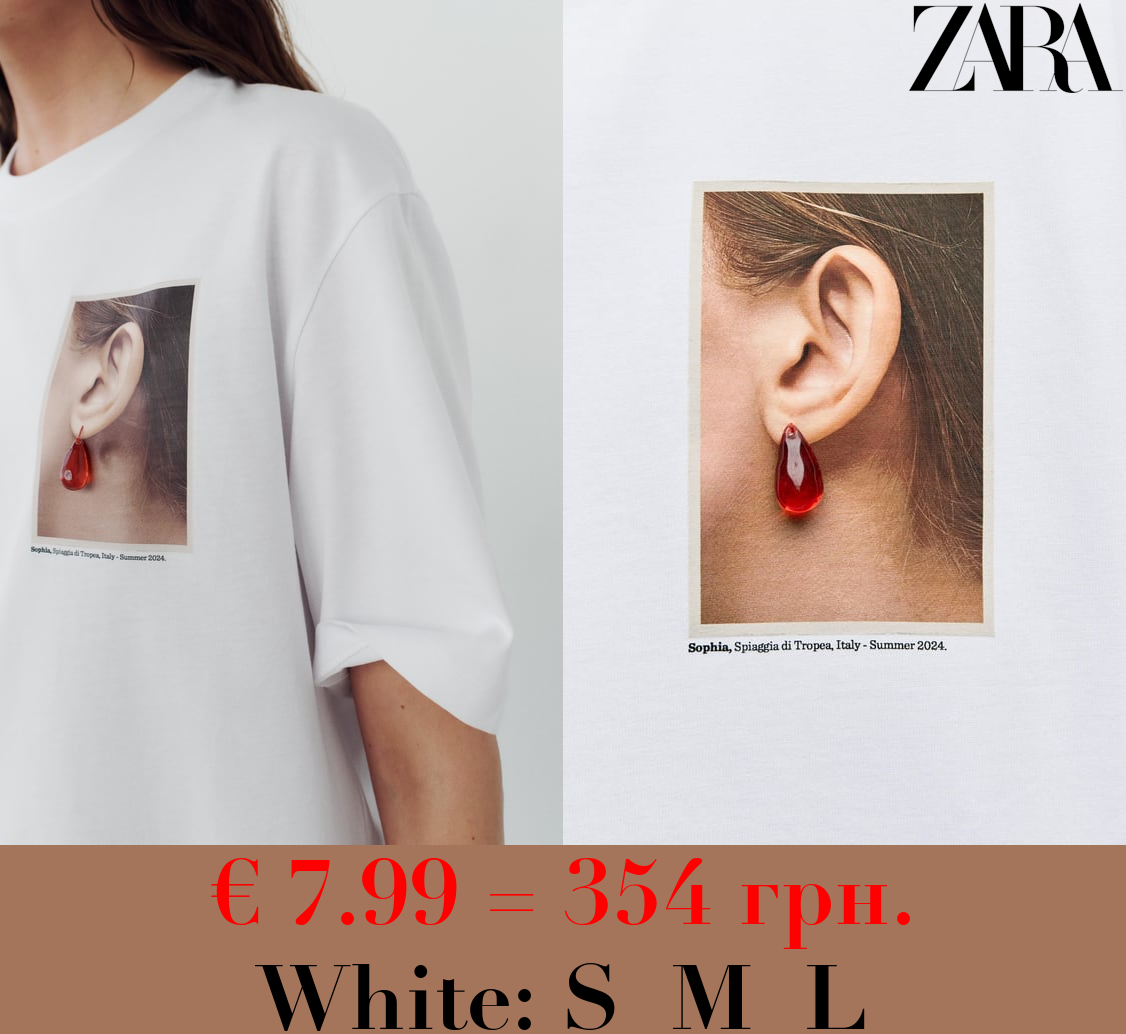 EARRING PRINT T-SHIRT