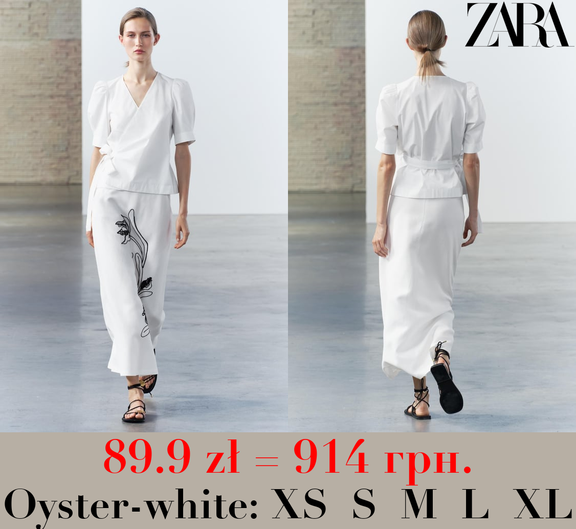 ZW COLLECTION WRAP TOP WITH TIES