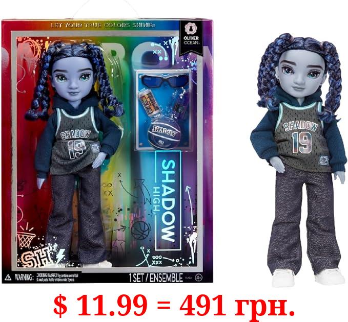 Rainbow High Shadow High Oliver - Blue Fashion Doll - Boy. Fashionable Outfit & 10+ Colorful Play Accessories. Great Gift for Kids 4-12 Years Old & Collectors