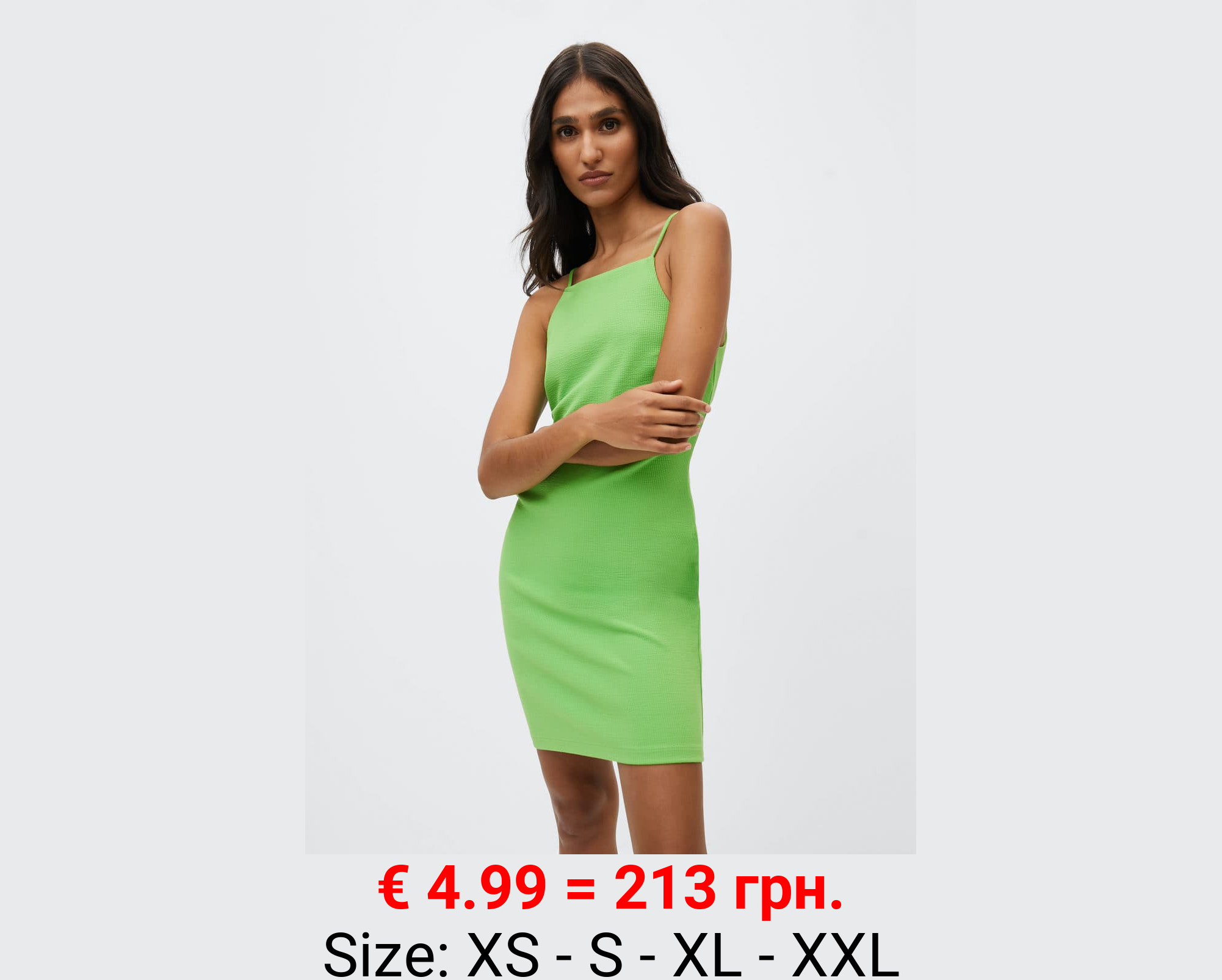 Vestido entallado canalé