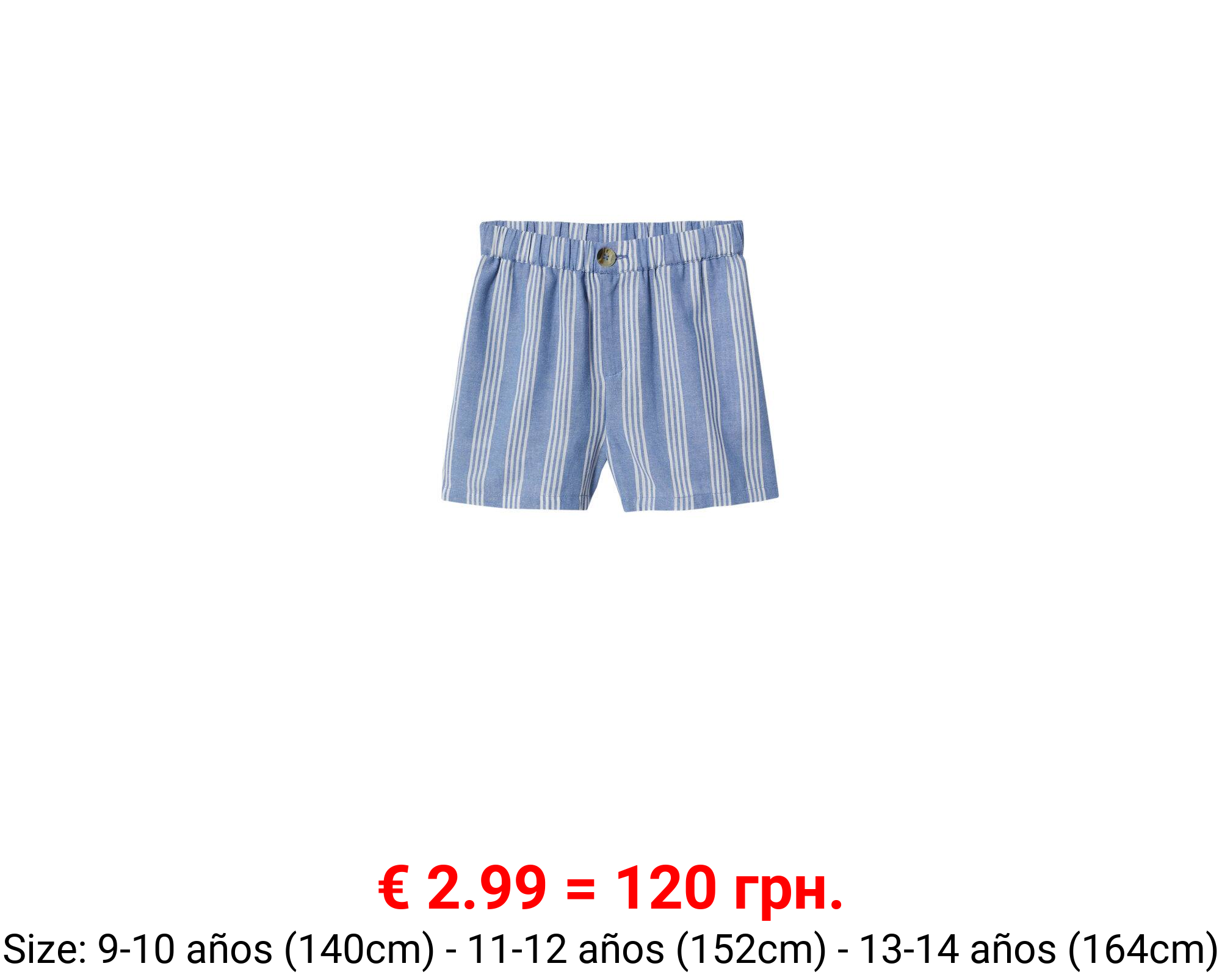 Short rayas algodón