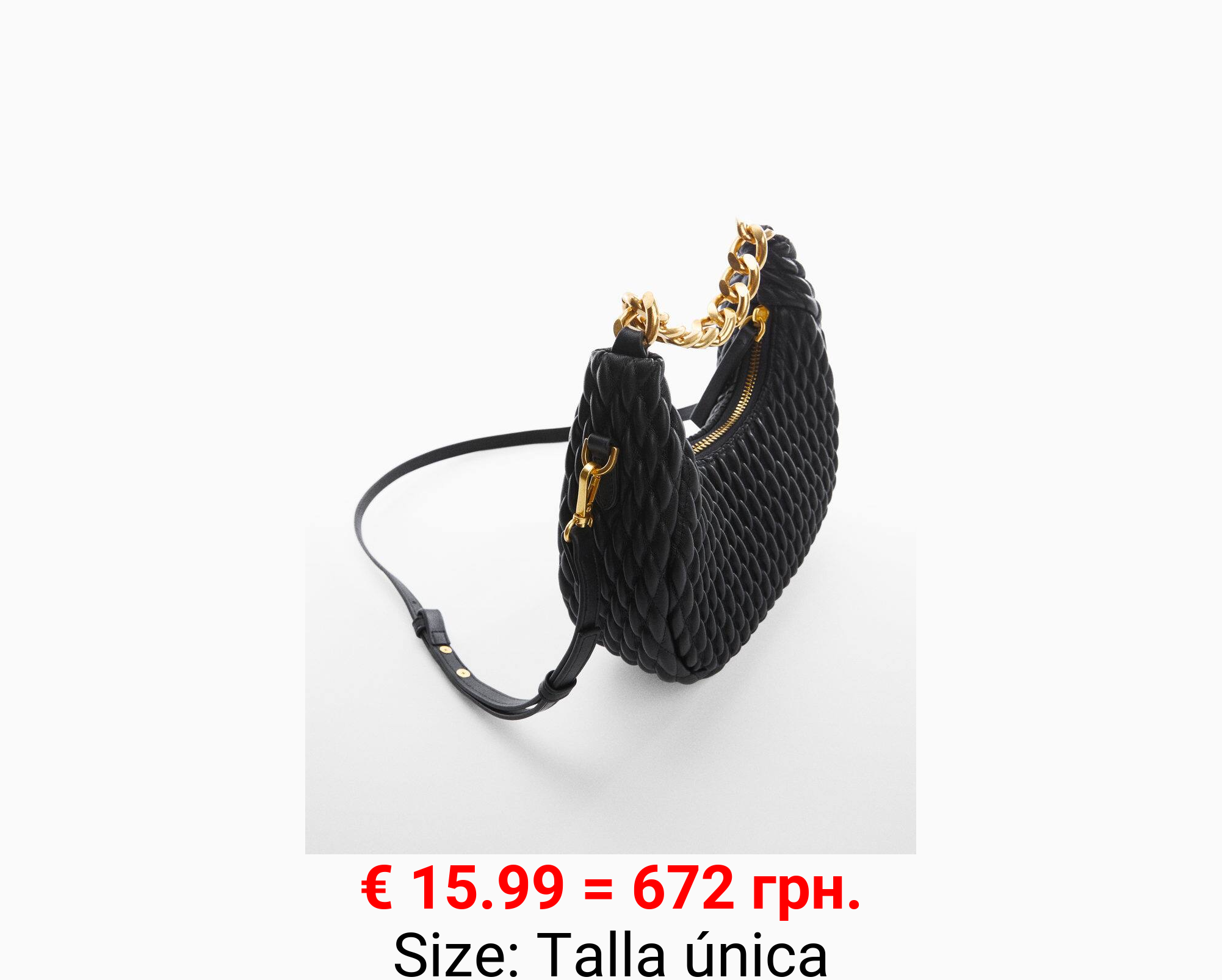 Bolso textura cadena