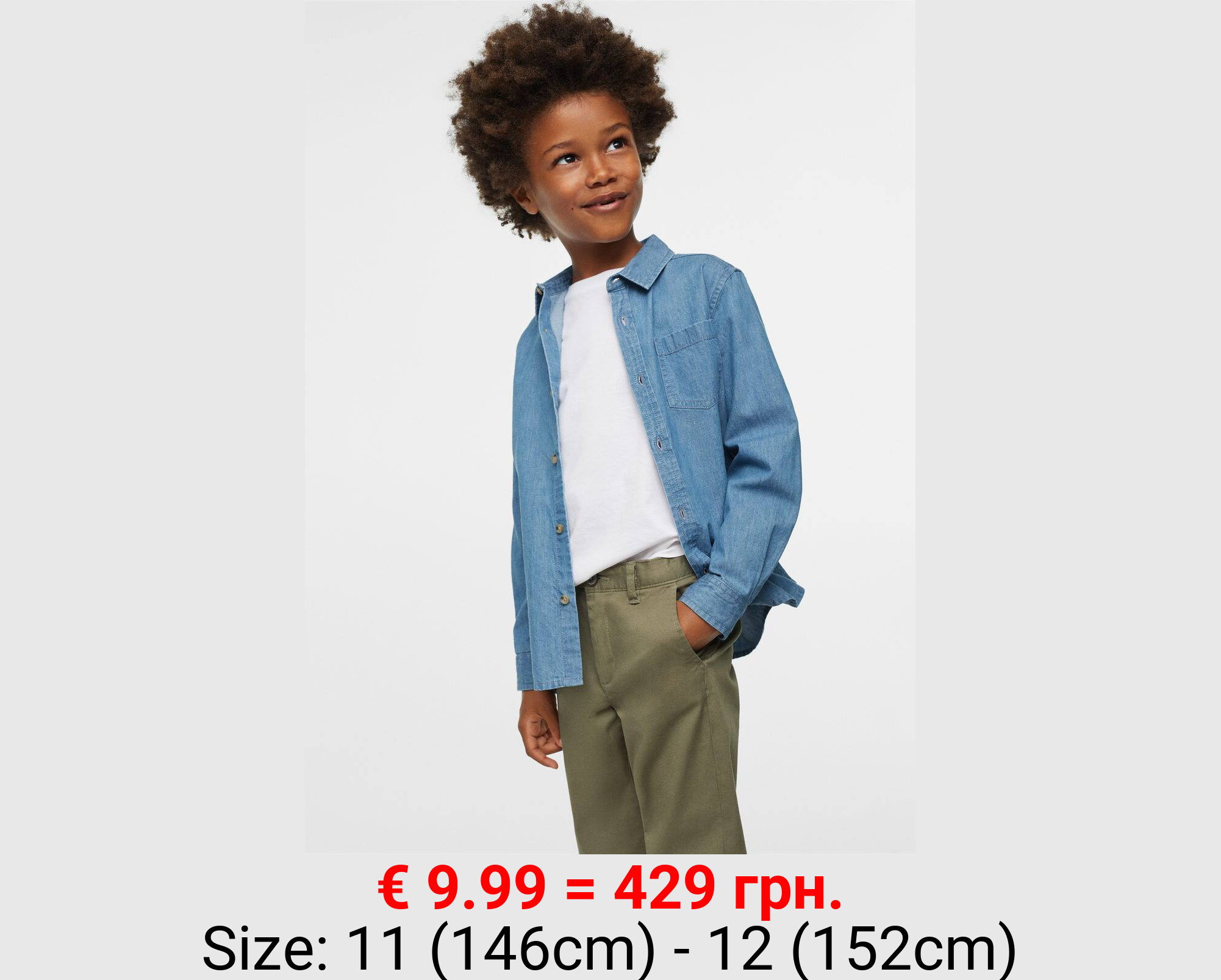 Pantalón chino algodón 