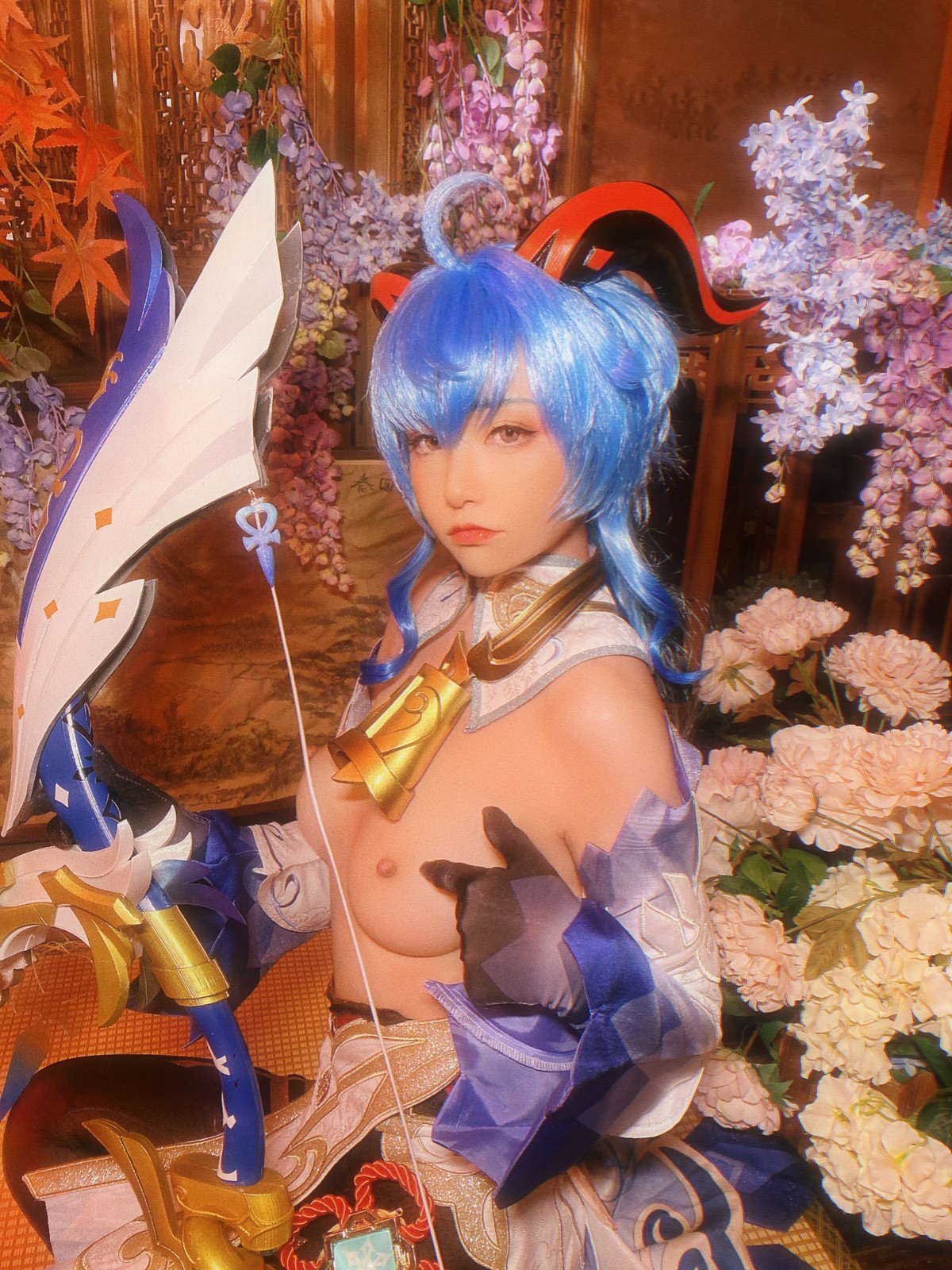 爆机少女喵小吉 Cosplay 原神 甘雨 53
