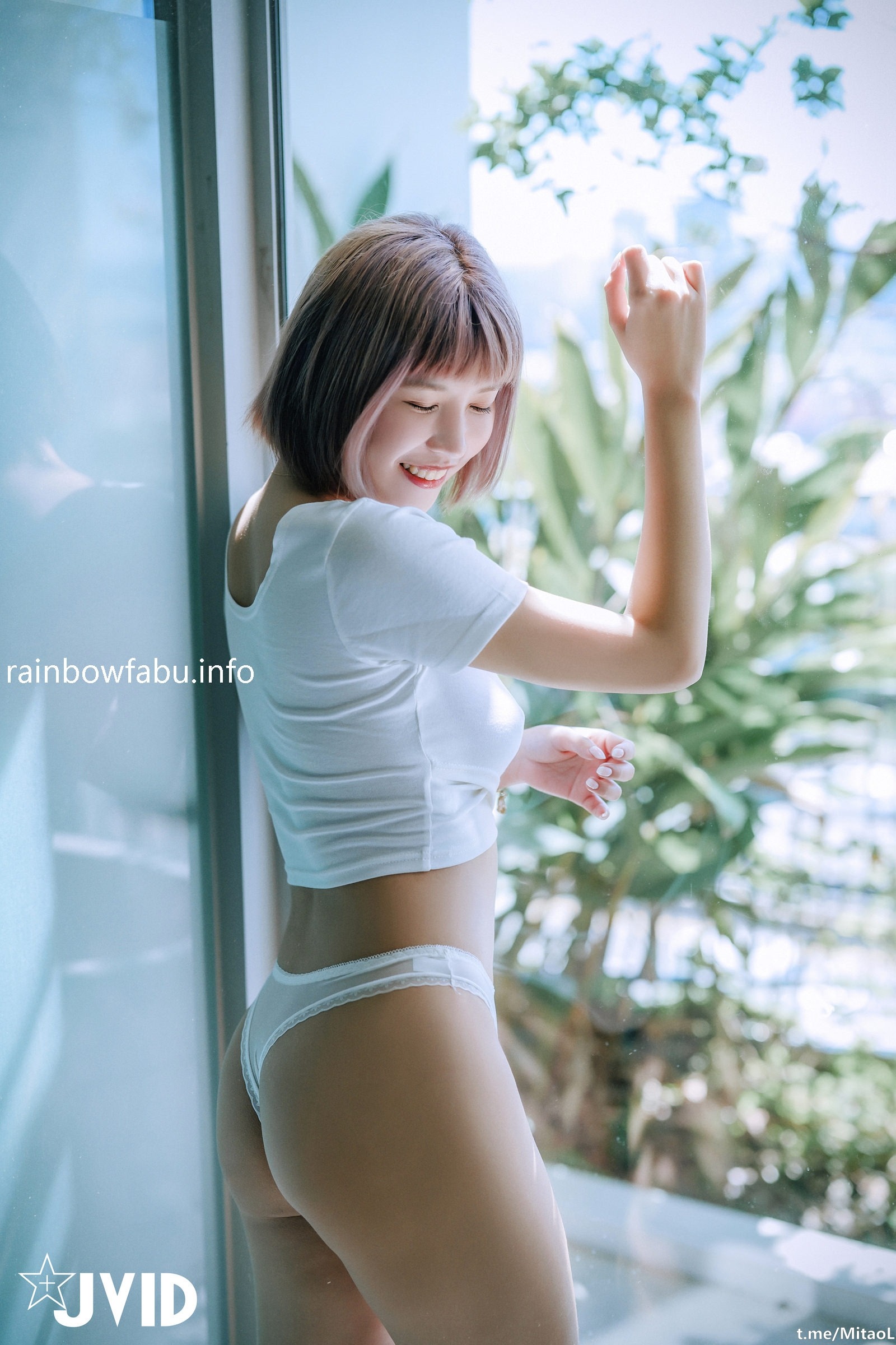 JVID唯美情色艺术尤物 果宝宝 未曾谋面的网恋小女友 洞洞装湿身诱惑 美乳激凸紧致嫩穴 174P 19