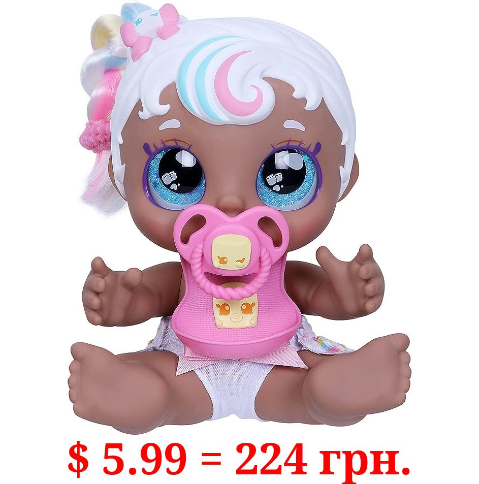 Kindi Kids Scented Sisters 6.5" Doll and 2 Accessories - Mini Mello Includes 1x Baby Doll, 1x Shopkin Rib, 1x Shopkin Dummy