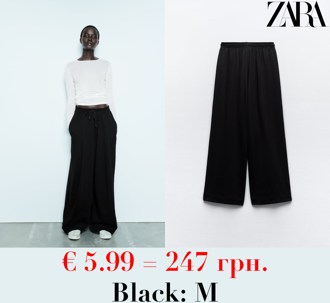 BROAD PLUSH TROUSERS