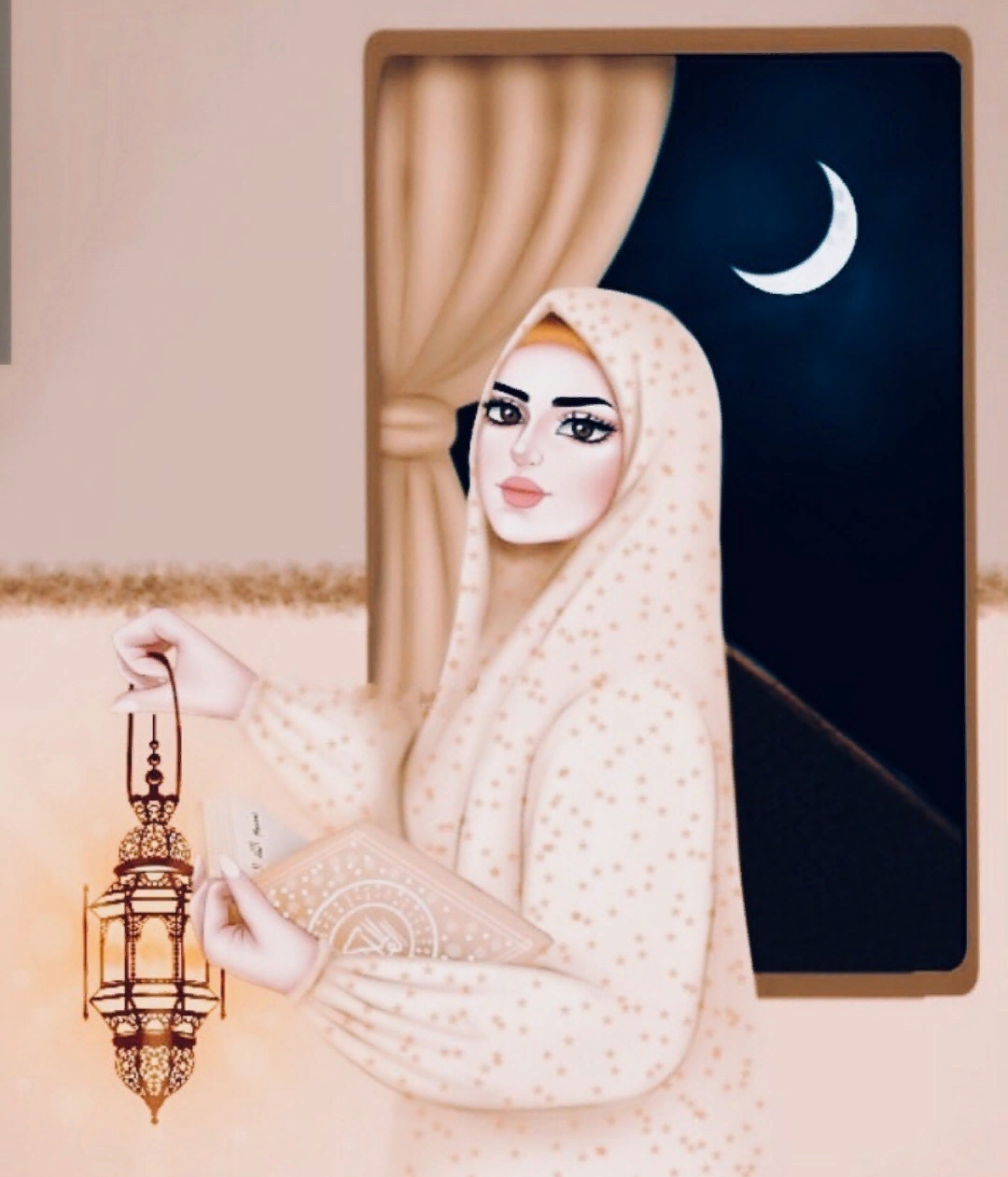 Можно ли обниматься с девушкой в рамадан. Sarra Art семья мусульман. Девушка в хиджабе с короной. Мусульманка в короне. Нарисованная девушка в хиджабе с короной.