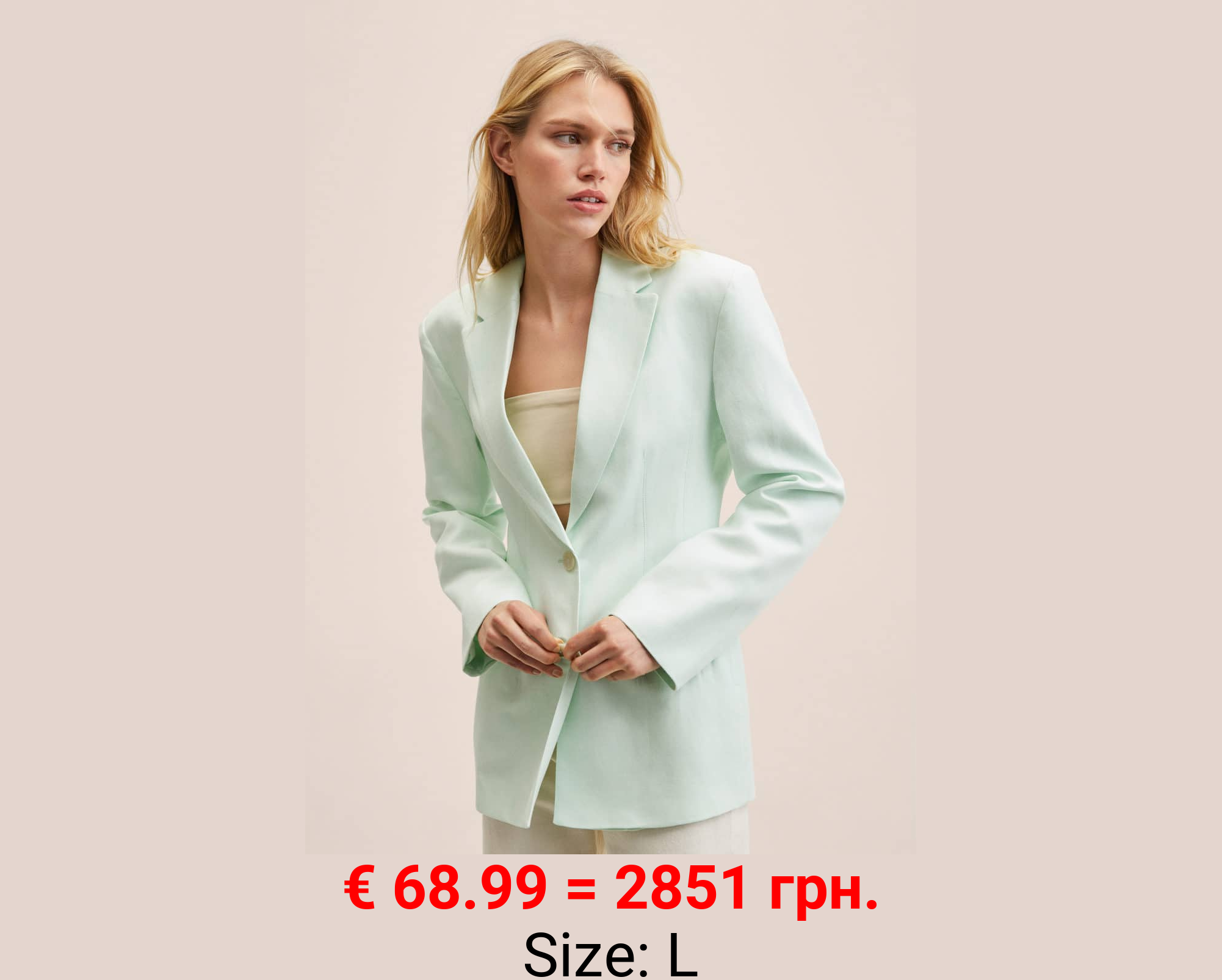 Americana lino estructurada