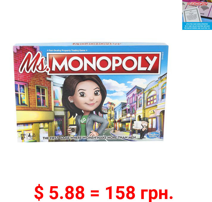 Monopoly Board Game for Families and Kids Ages 8 and Up