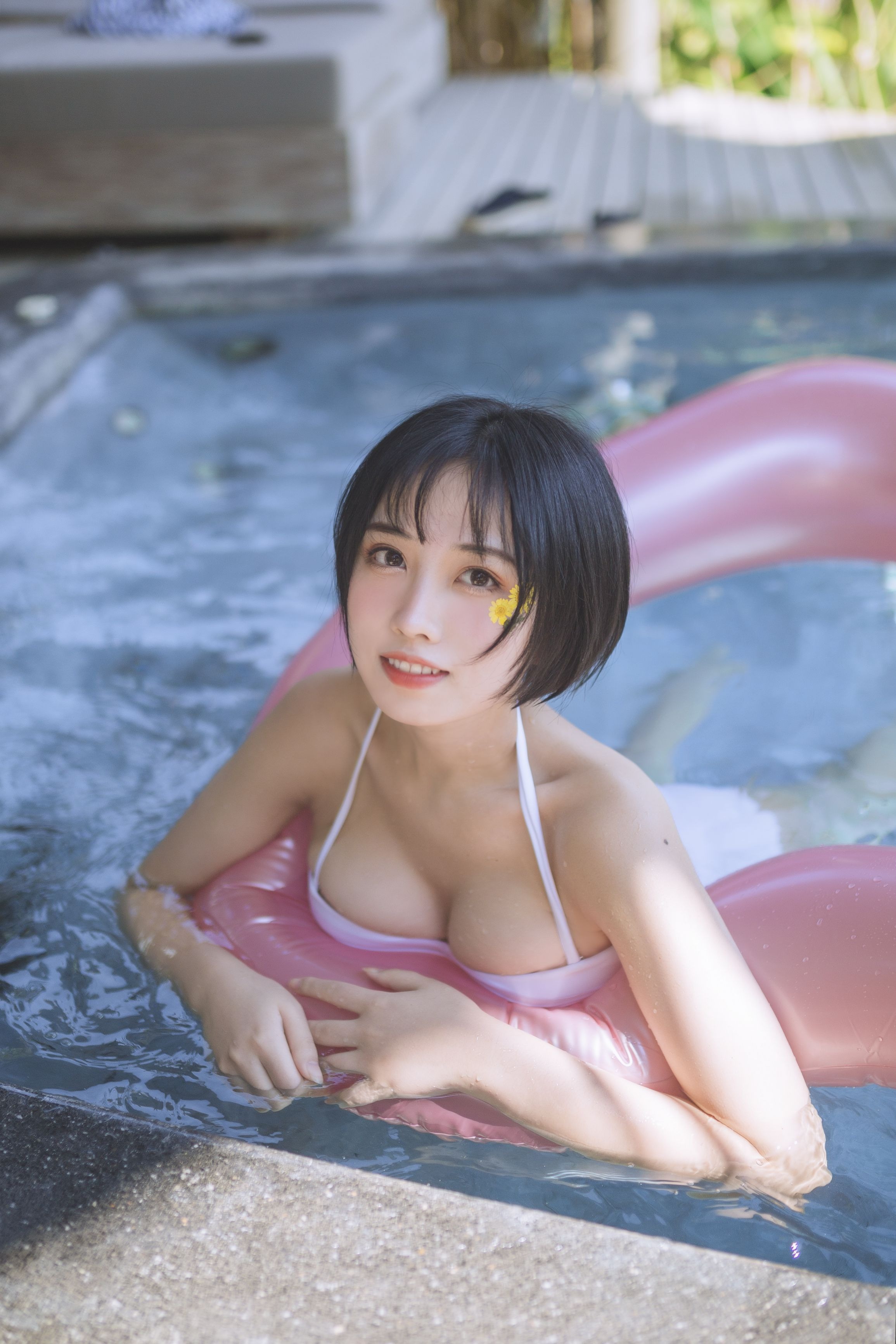 NO.017 白色泳衣 [30P-270MB] 30