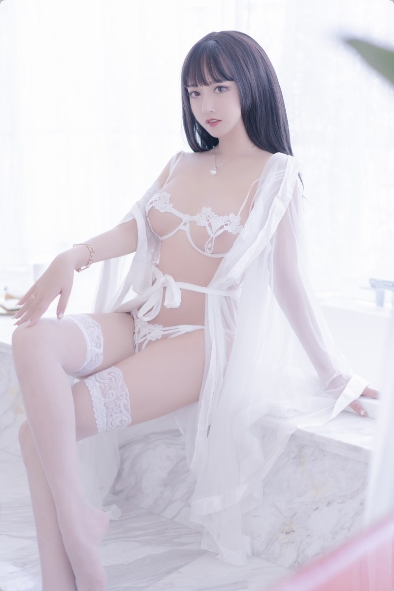 [Cos]过期米线线喵 - 镂空内衣[65P] 25