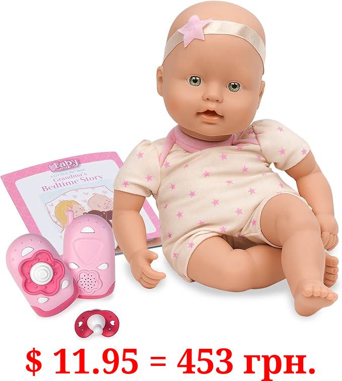 Baby Sweetheart by Battat – Bed Time 12-inch Soft-Body Newborn Baby Doll with Easy-to-Read Story Book and Accessories