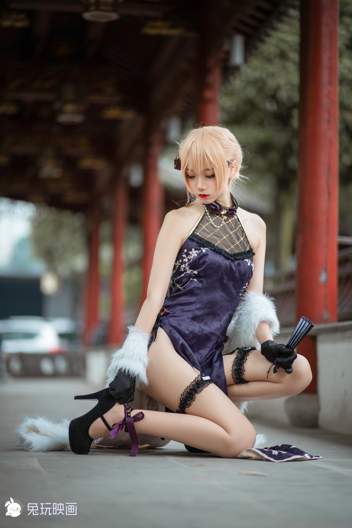 Cosplay 兔玩映画 紫雨心 40