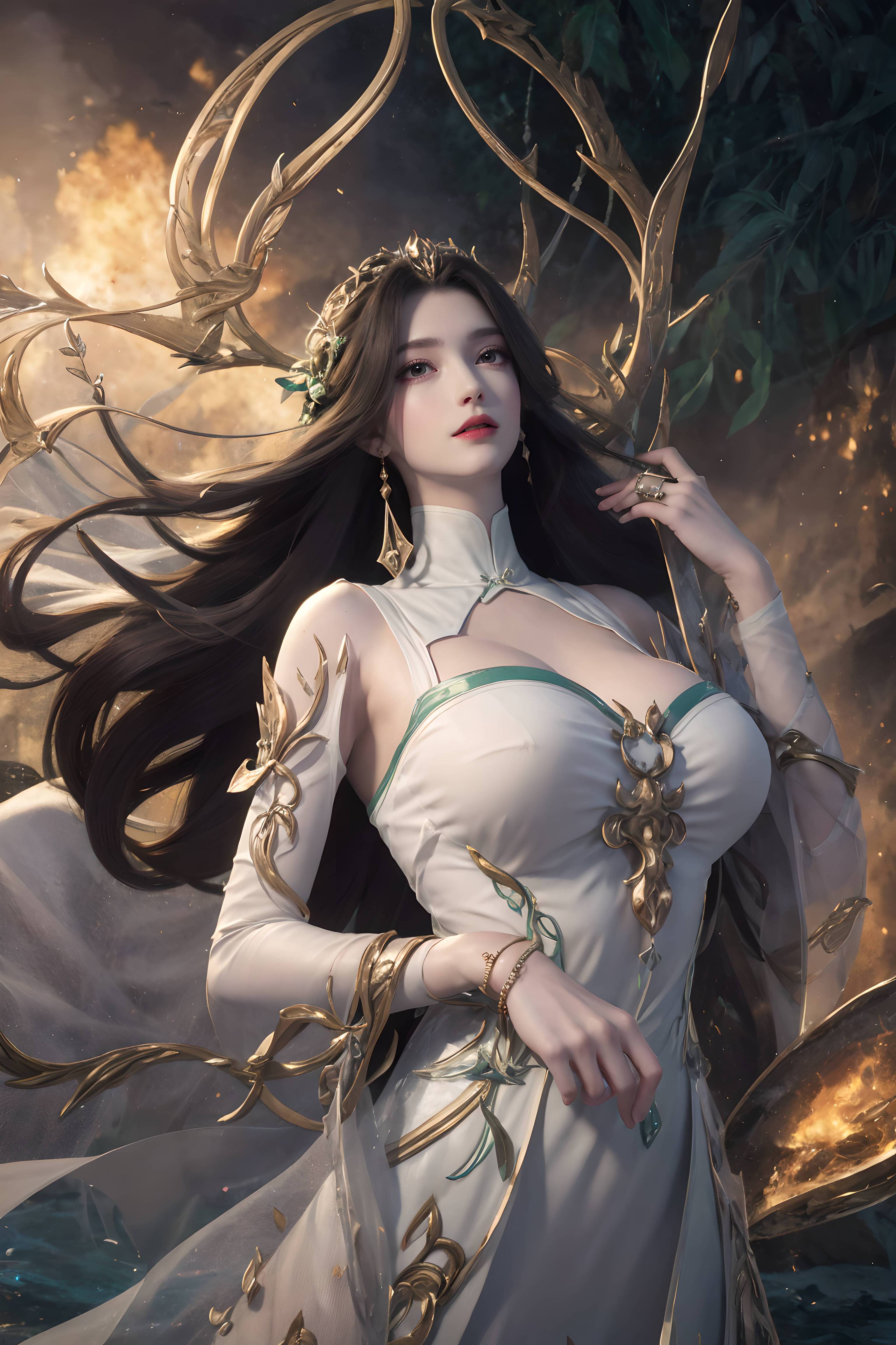 图片[3]-完美世界-柳神 长裙写真-六色网