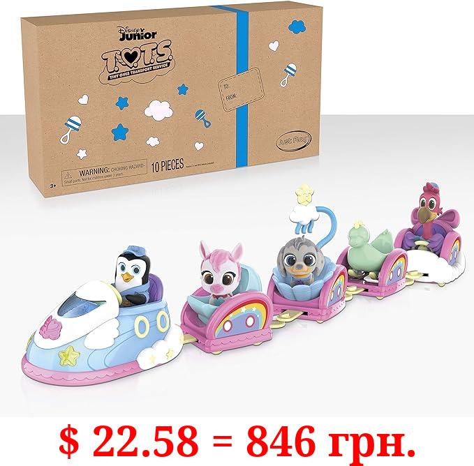 Disney Jr T.O.T.S. Chugga Chugga Choo-Choo Playset, Officially Licensed Kids Toys for Ages 3 Up, Gifts and Presents