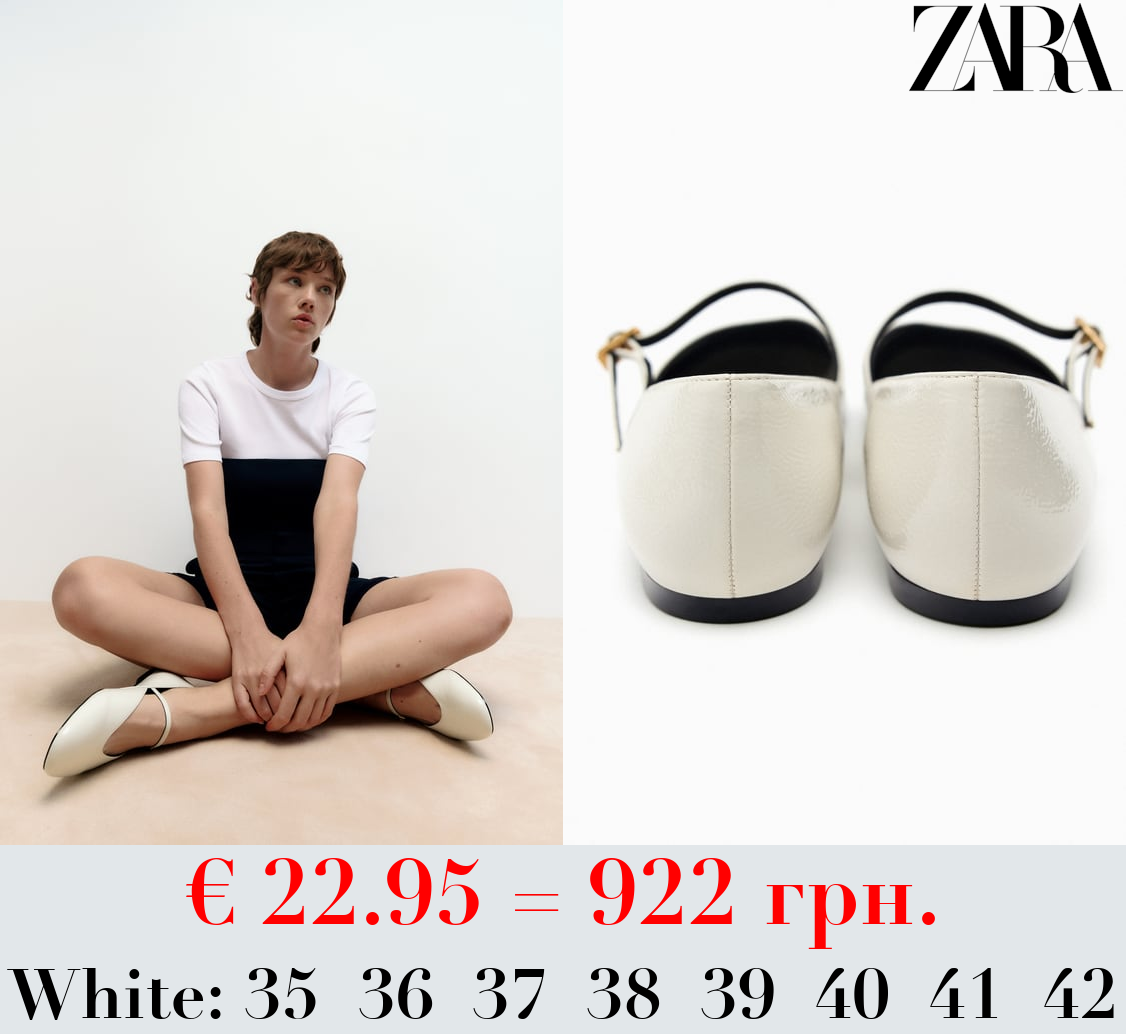 PATENT FINISH BALLET FLATS