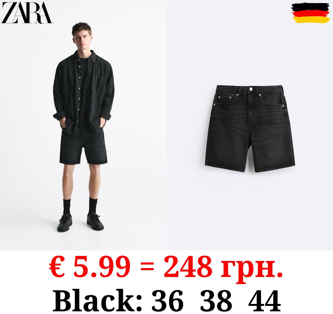 BASIC DENIM BERMUDA SHORTS