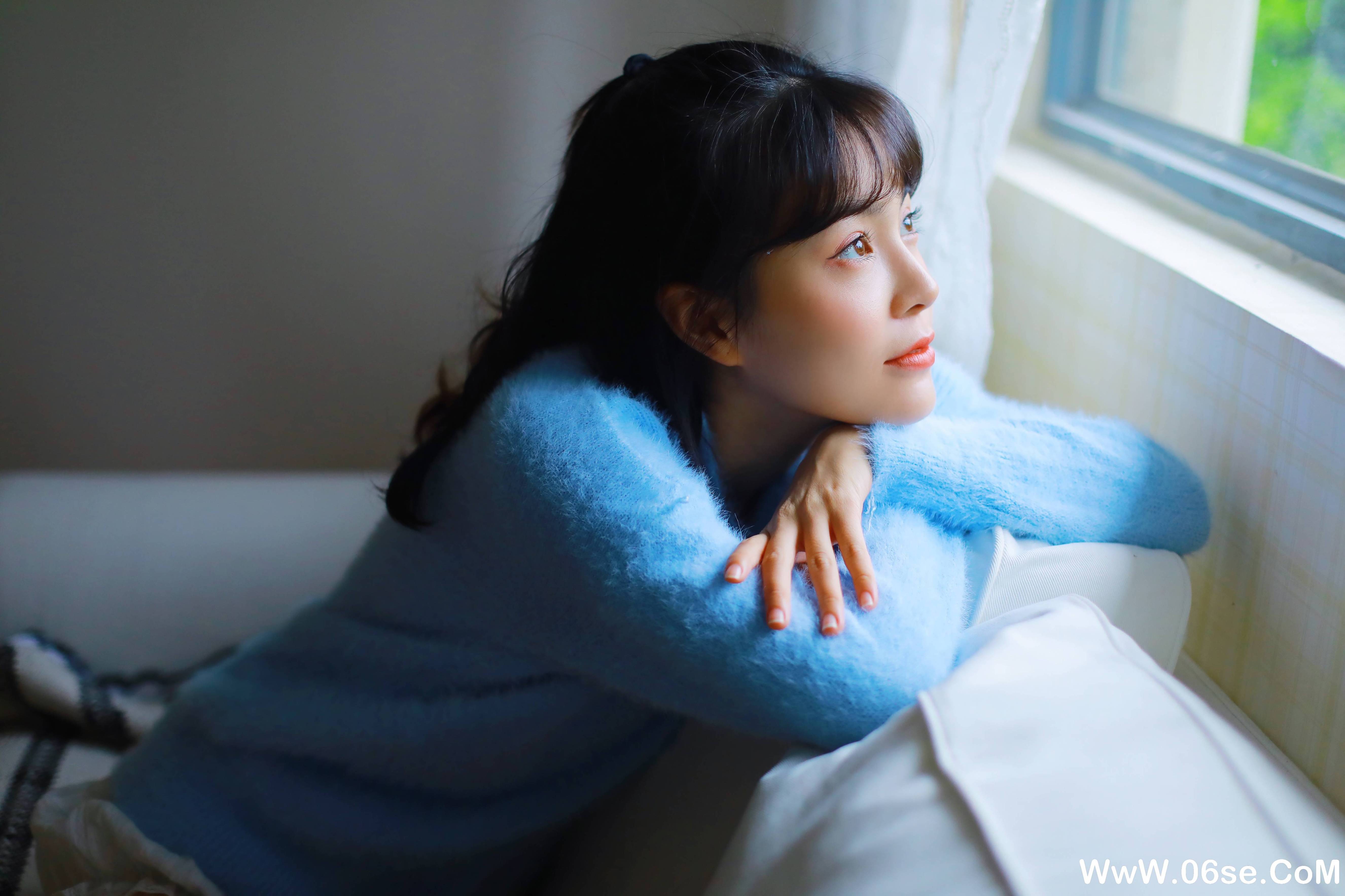 图片[8]-[YITUYU艺图语]2021.04.13 蓝色毛衣 裸心心[33P／261MB]-六色网
