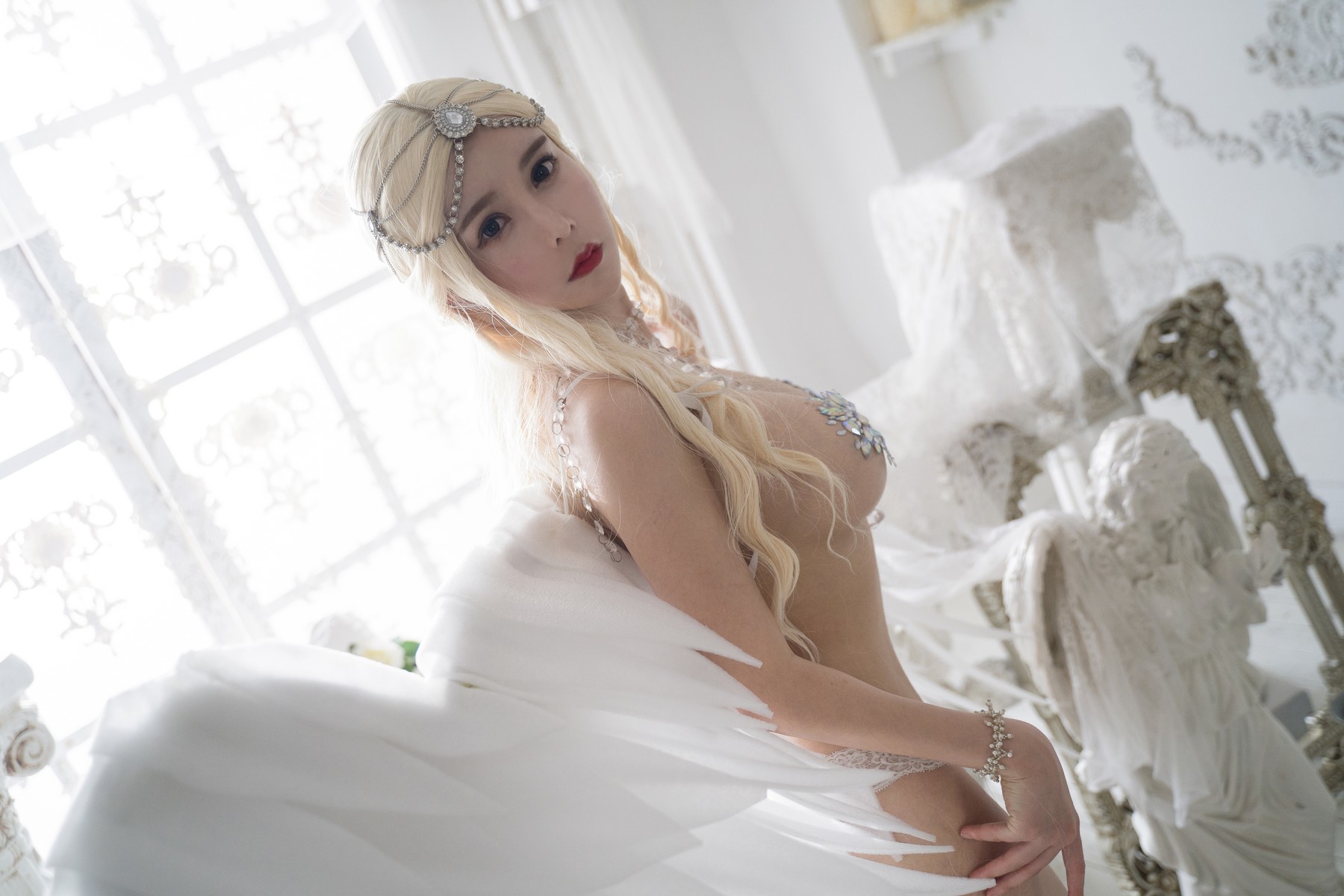 Cosplay 亚马逊鲶鱼 天使 39