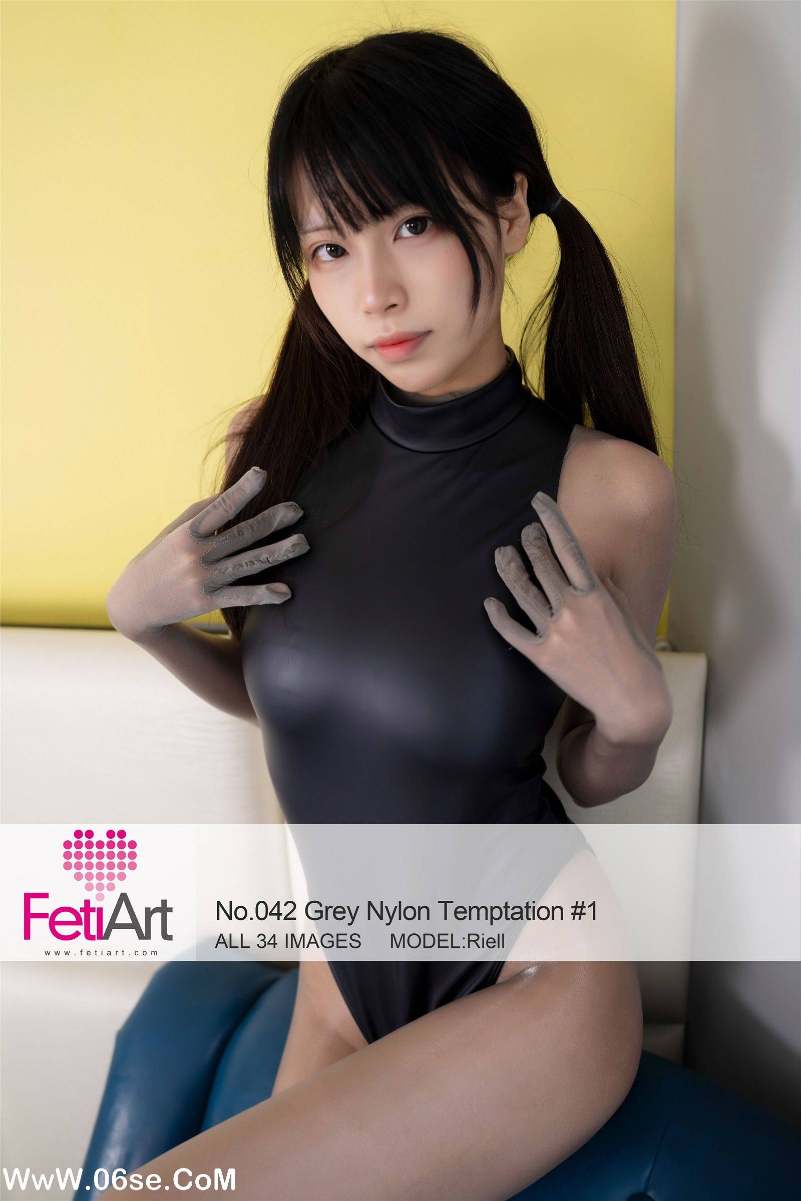 [FetiArt尚物集] NO.00042 Grey Nylon Temptation #1 MODEL-Riell-六色网