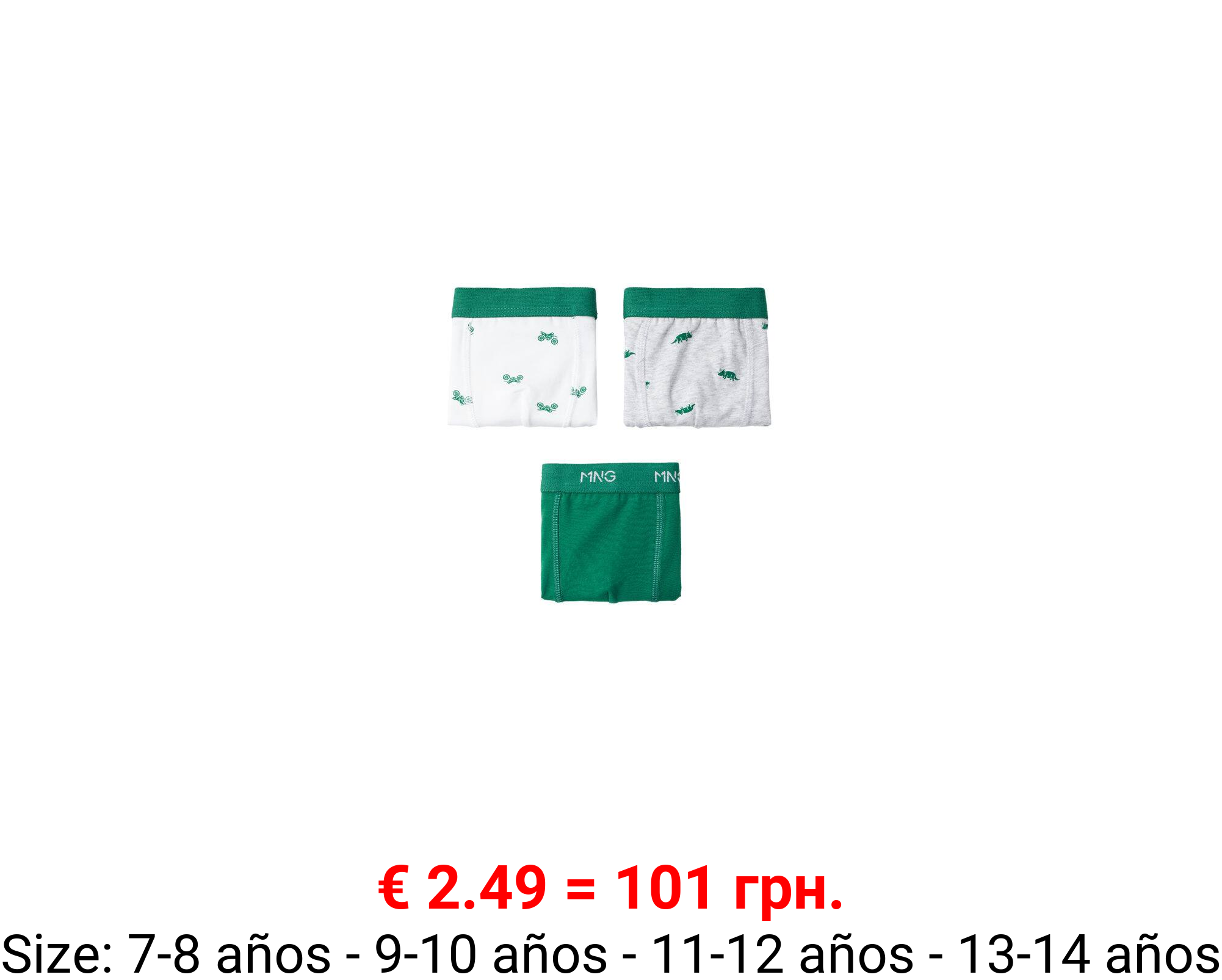 Pack 3 bóxers combinados