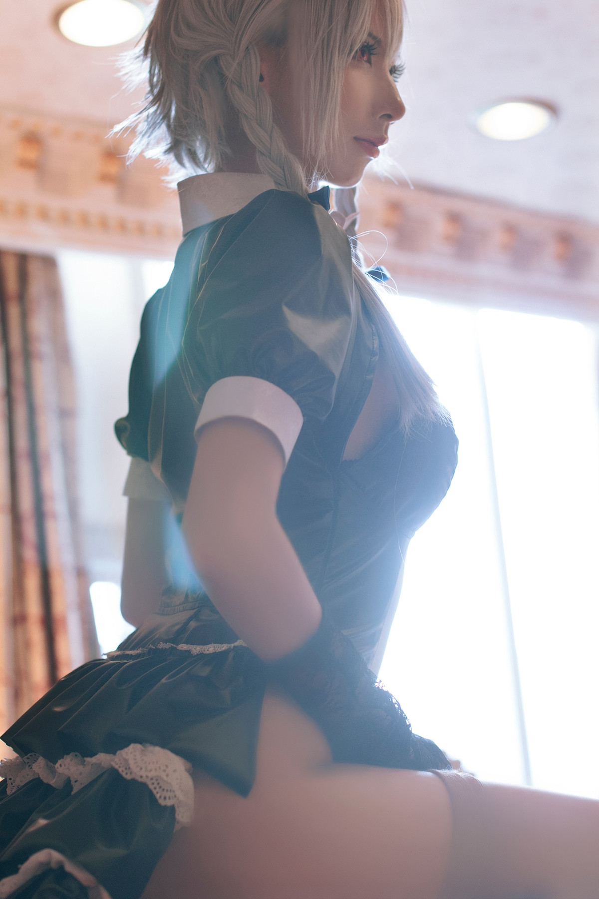 Cosplay 半半子Banbanko 索索 Sophia 红美铃 十六夜咲夜 11