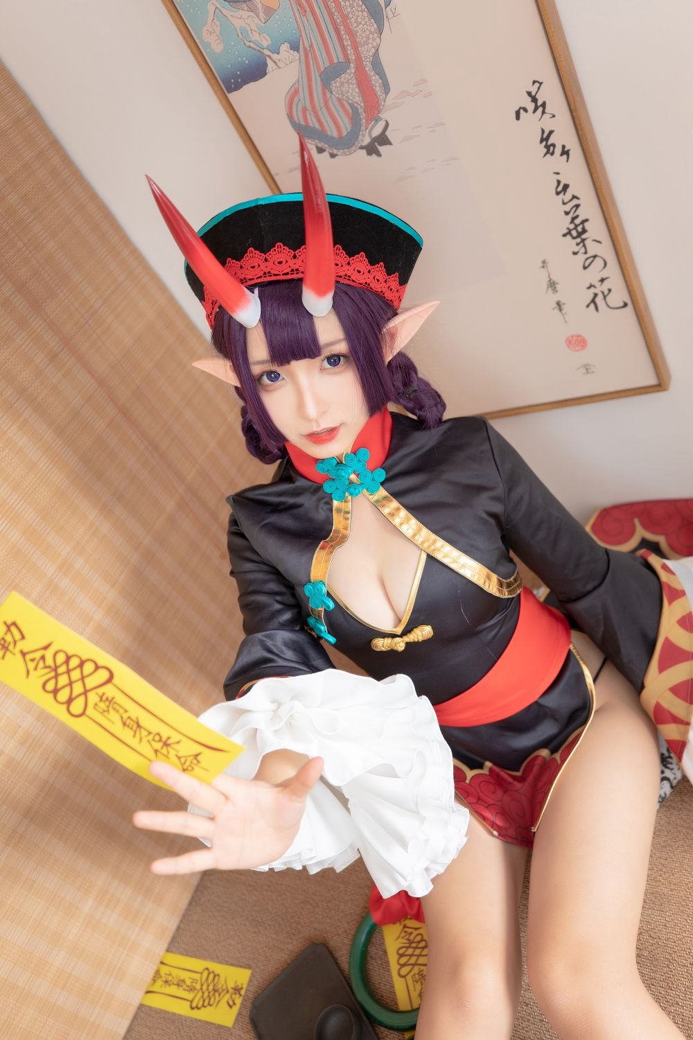 神乐坂真冬-《果実の酒気》酒吞cos[150P3V] 12
