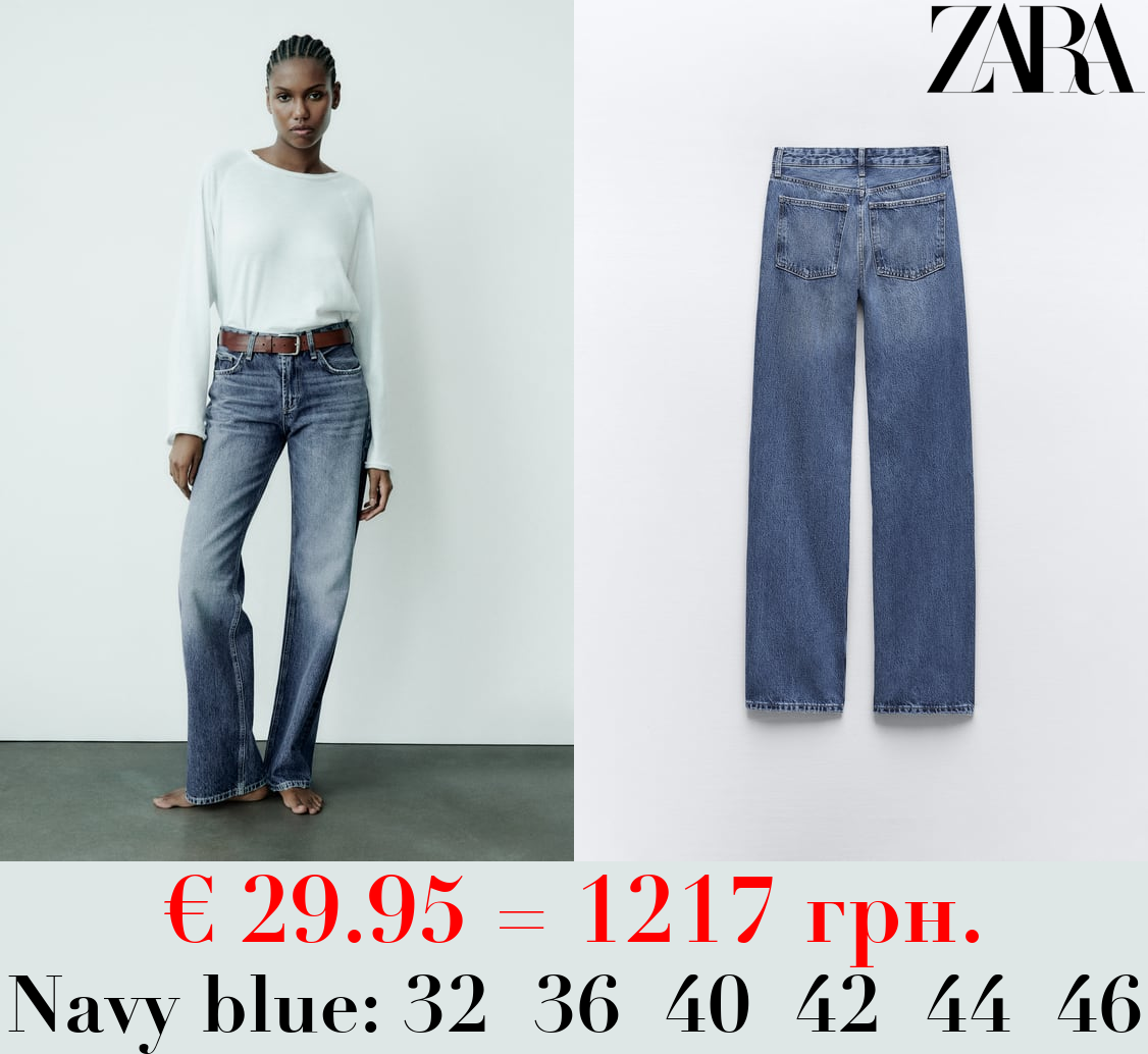 TRF WIDE-LEG MID-RISE FULL LENGTH JEANS