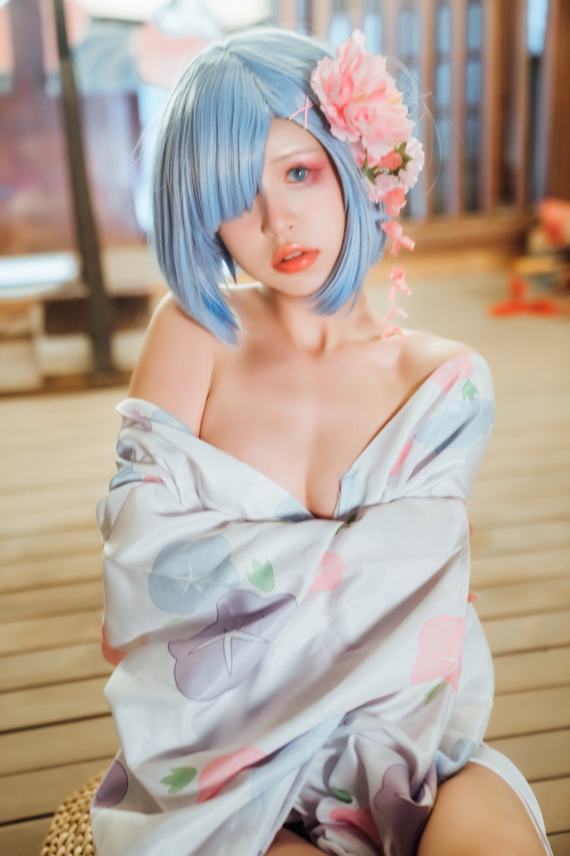 晕崽 - 和服蕾姆 [46P] 26