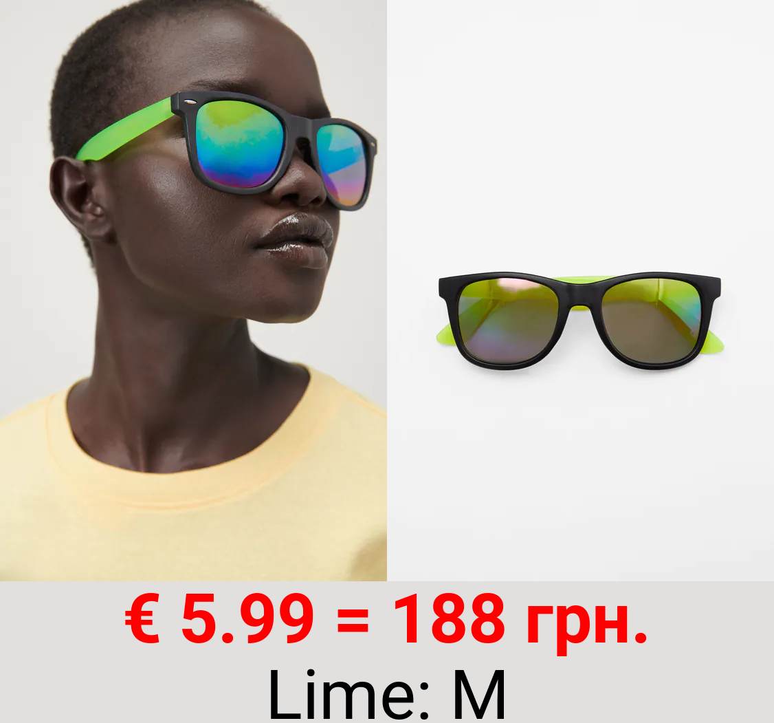 SUNGLASSES WITH CONTRAST TEMPLES