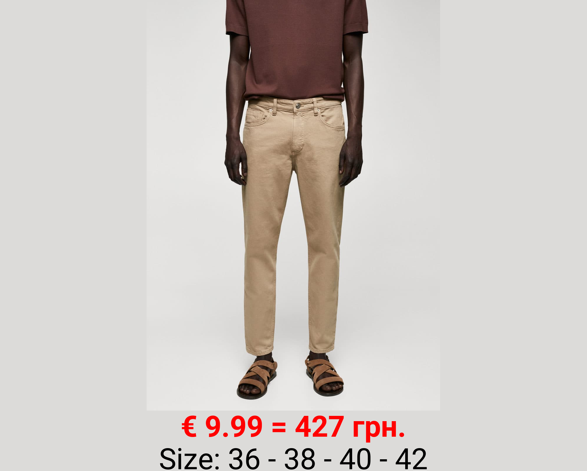 Jeans ben tapered cropped