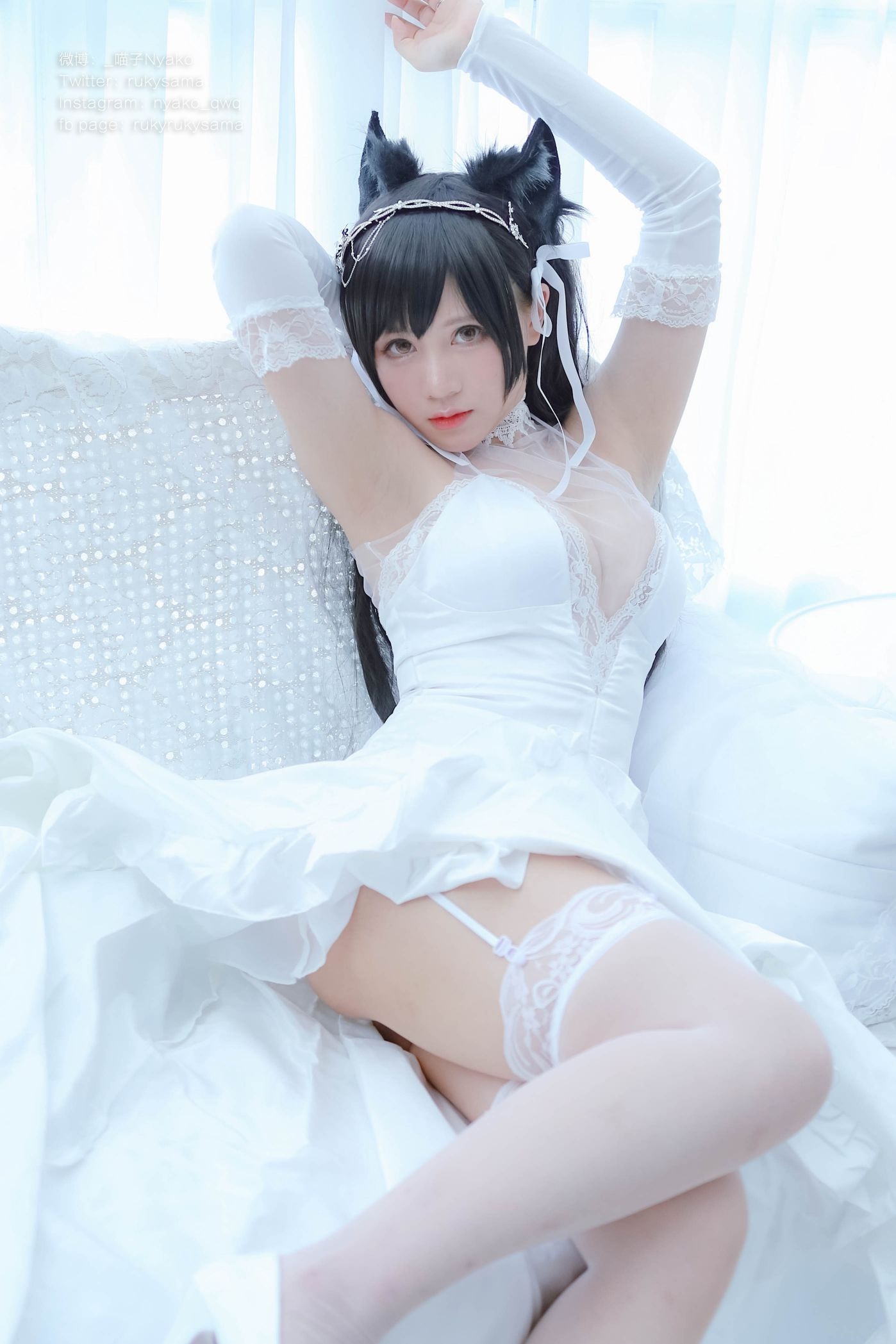 Nyako喵子 爱宕婚纱(62P177MB) 29