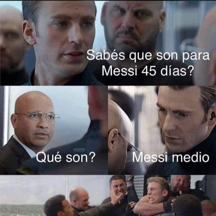 45 días para Messi
