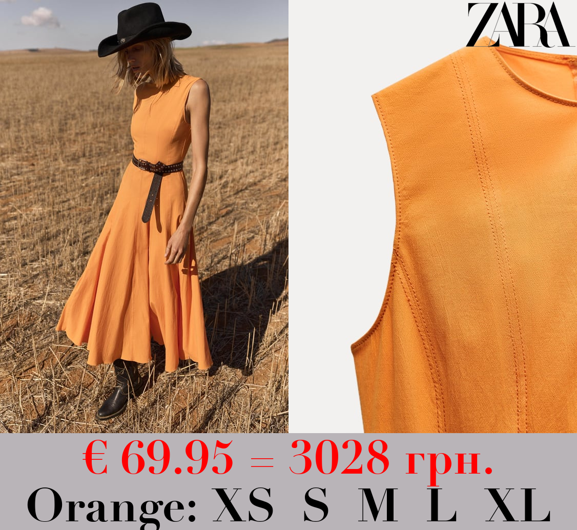 ZW COLLECTION FLOUNCE MIDI DRESS