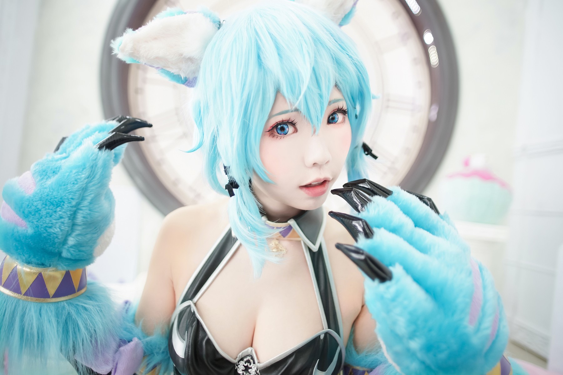 Cosplay ElyEE子 诗乃扑克猫 10