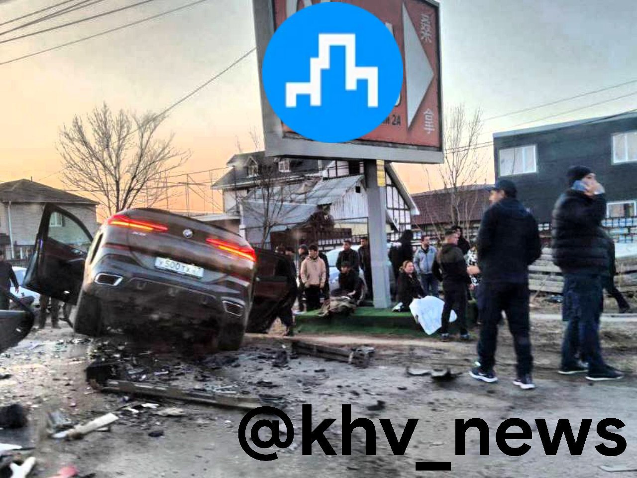 Жесткая авария произошла в Хабаровске