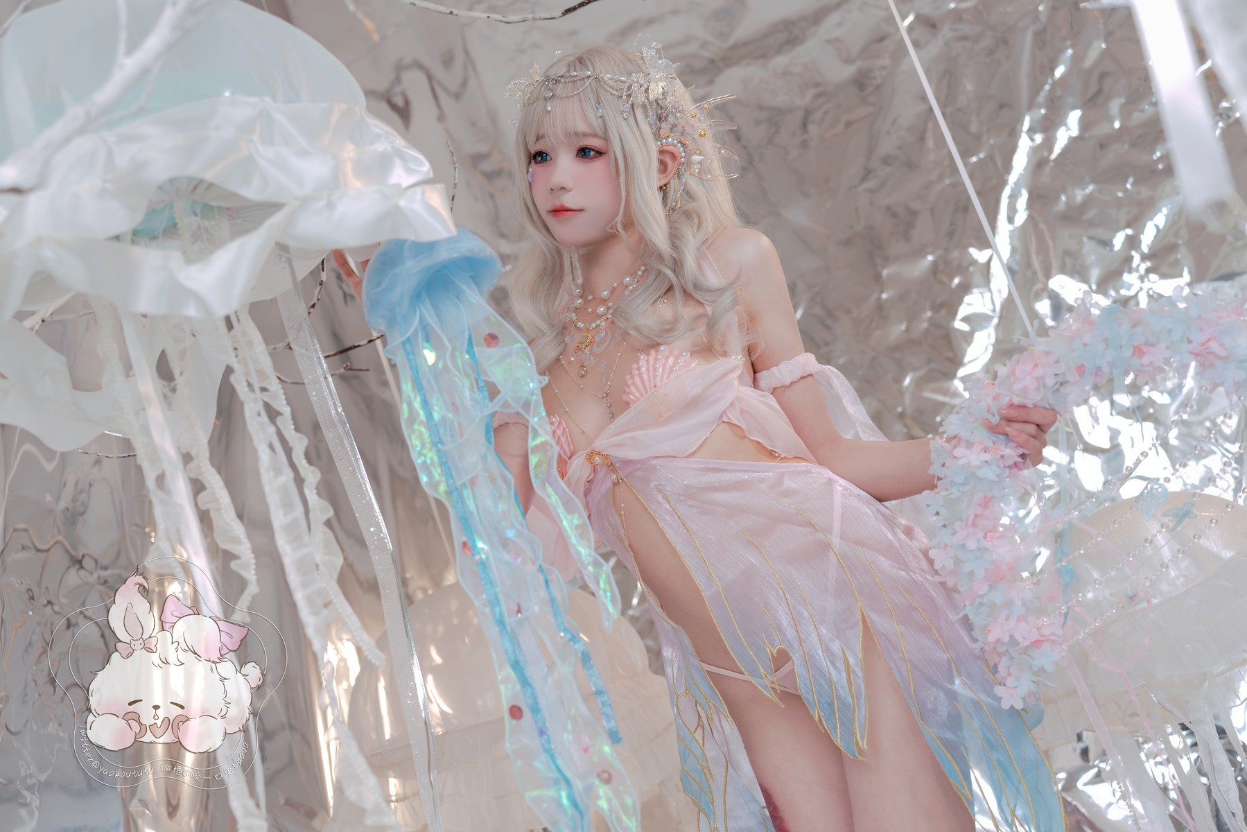 Cosplay 黏黏团子兔 海的女儿 1
