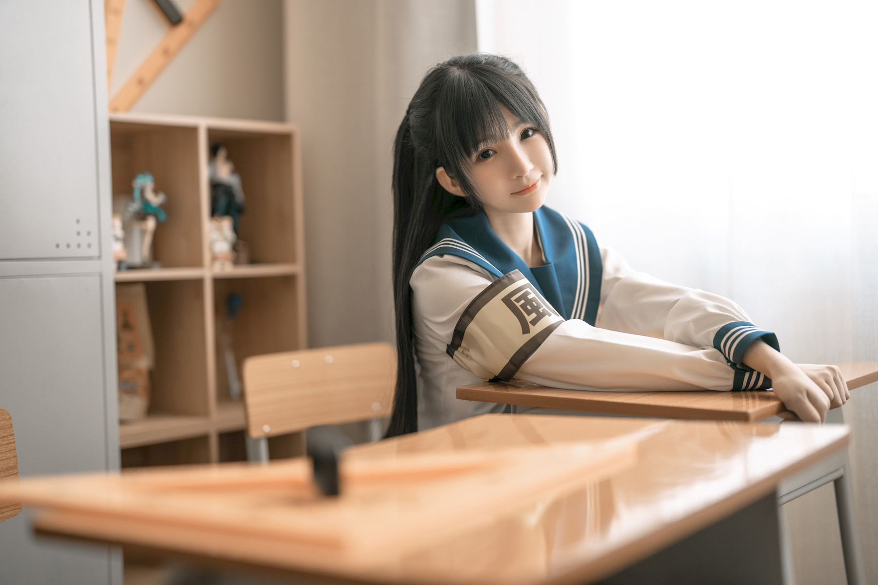 桜井宁宁 Cosplay 风纪委员 17