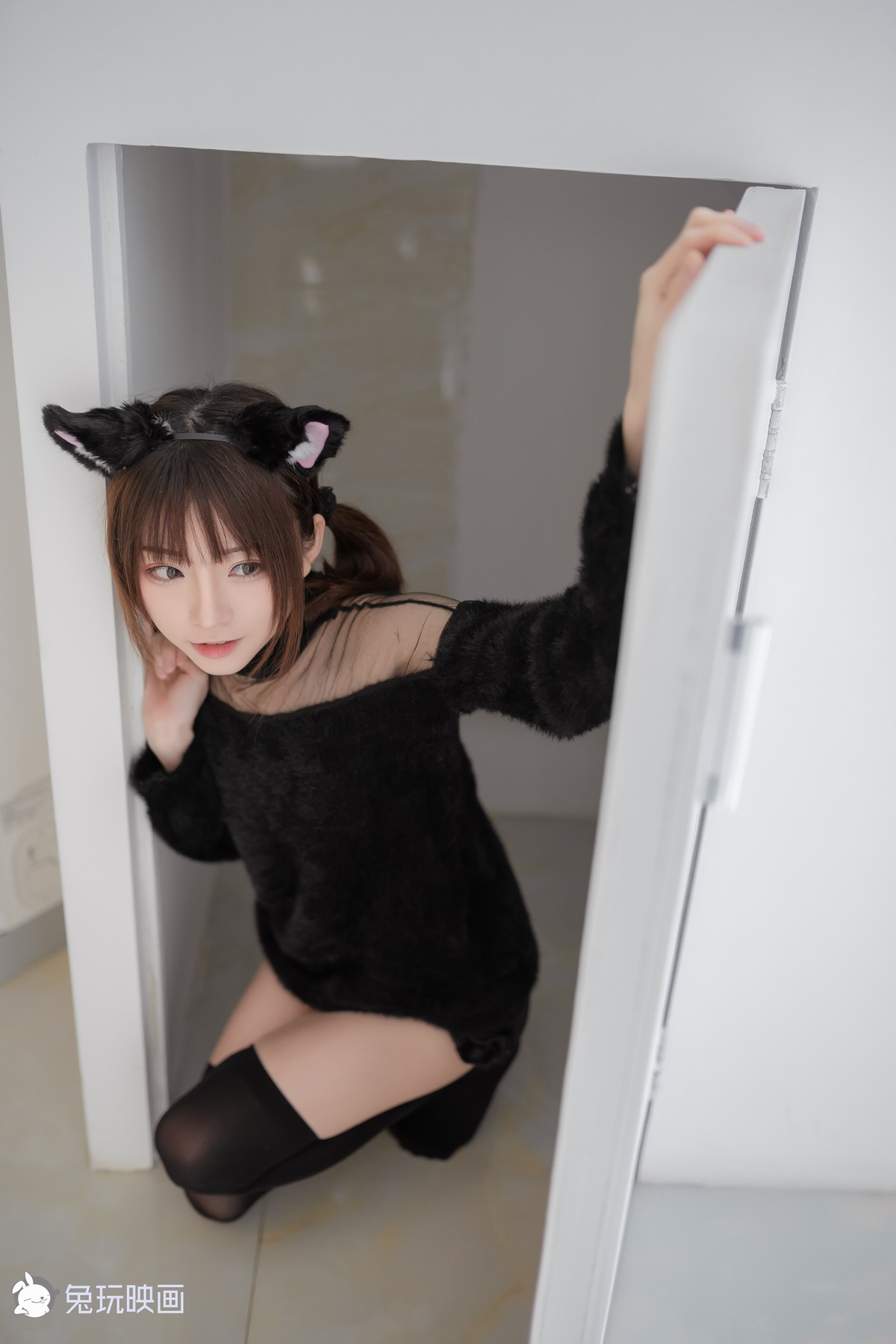 Cosplay 兔玩映画 黑喵 23