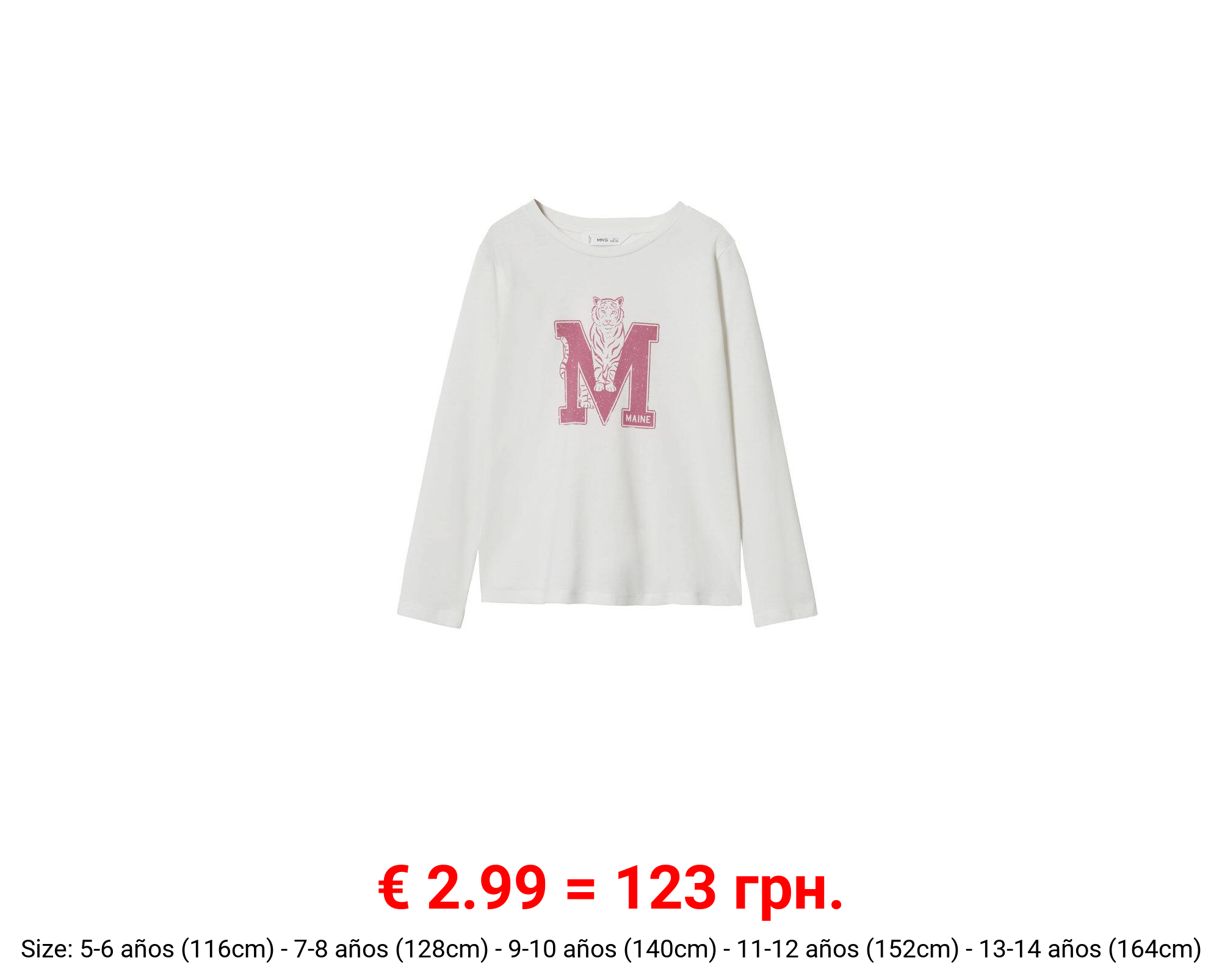 Camiseta manga larga mensaje