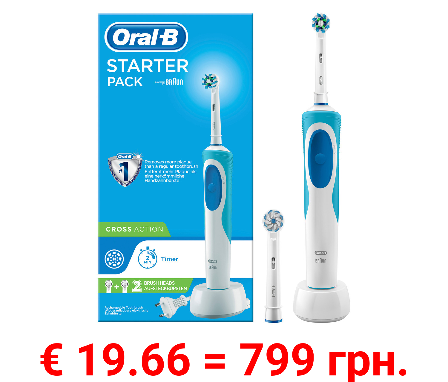 Oral-B Starter Pack Elektrische Zahnbürste