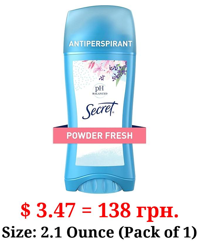 Secret Invisible Solid Antiperspirant and Deodorant for Women, Powder Fresh, 2.1 oz