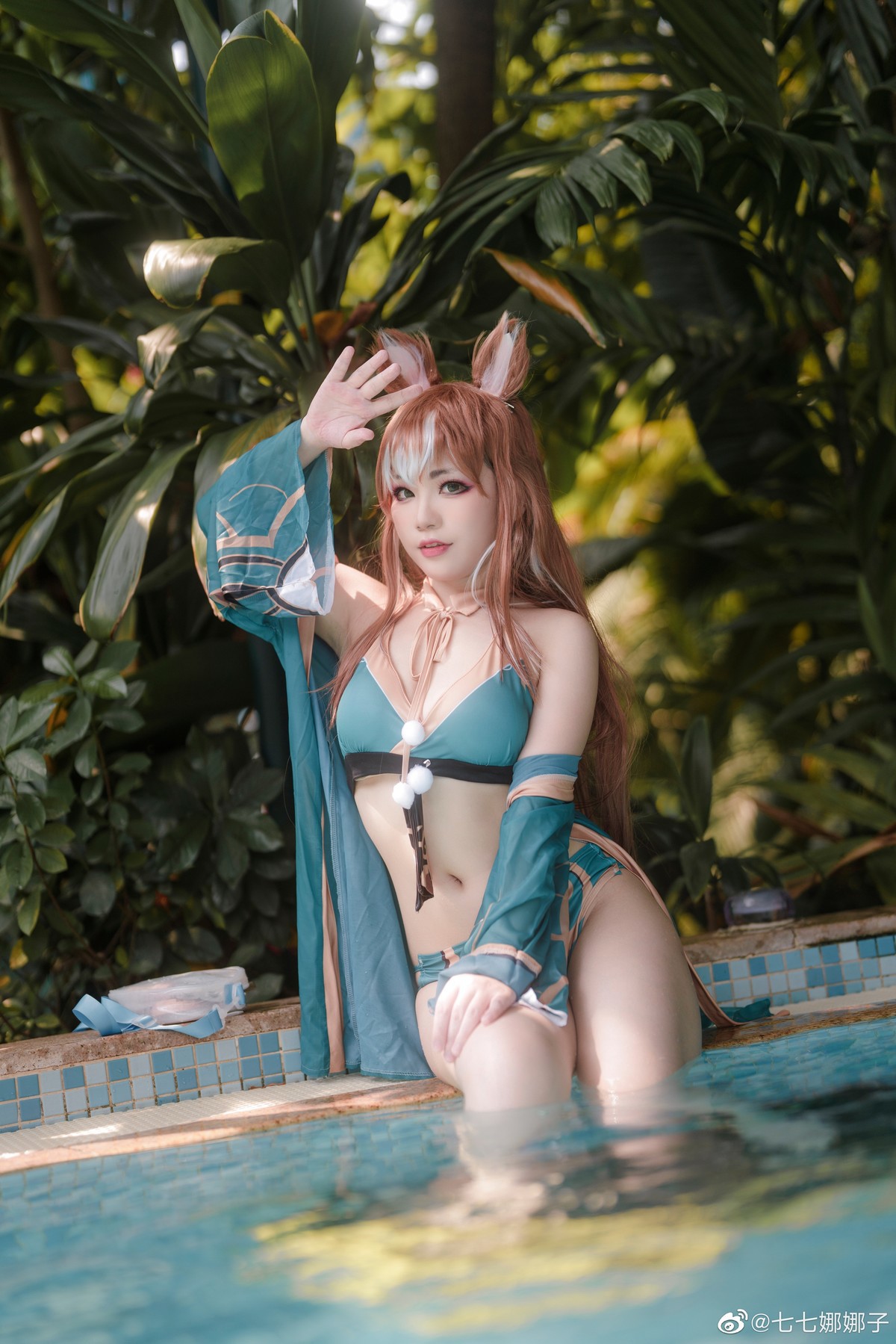 七七娜娜子 Cosplay 希娜吧 ​​​Swimsuit Ver 18