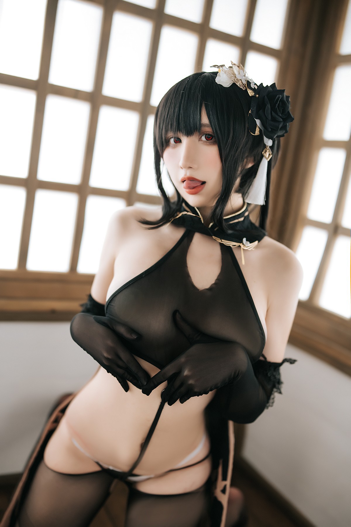九曲Jean Cosplay 镇海旗袍 28