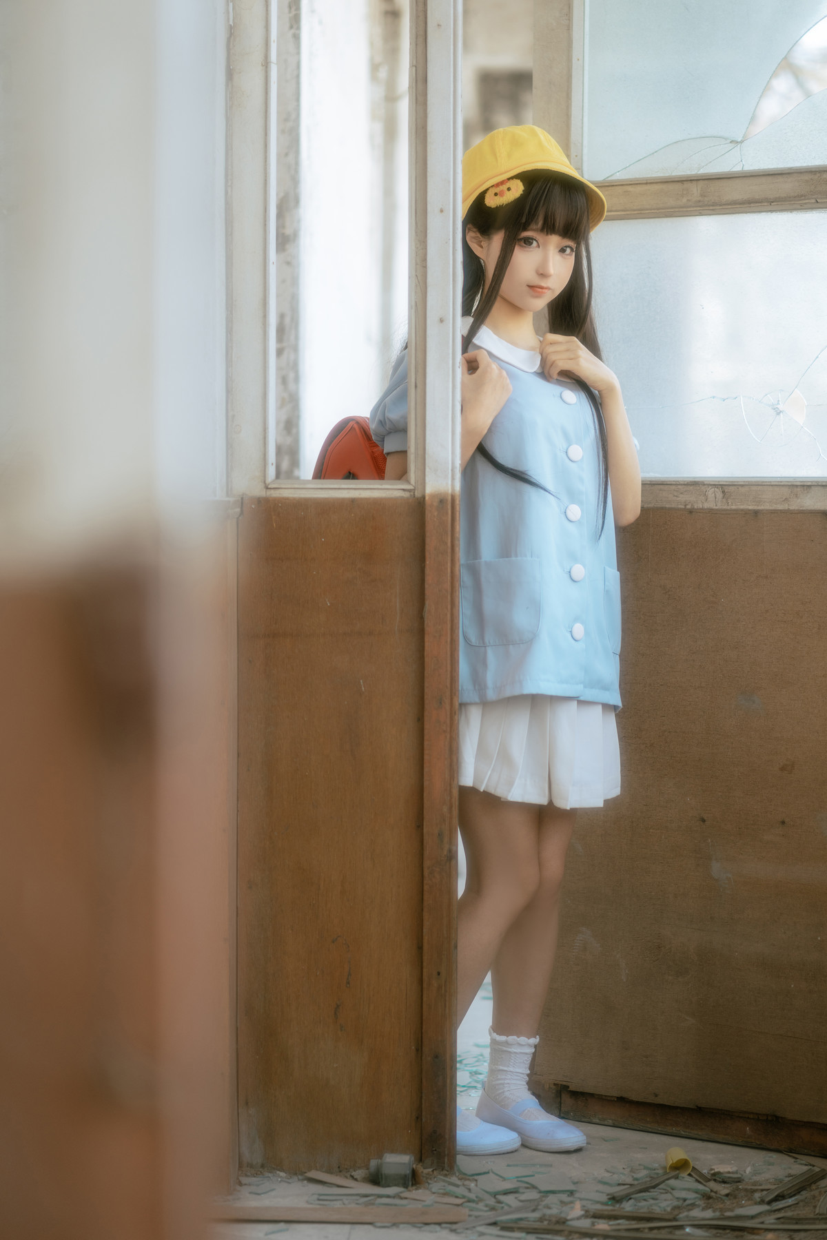 Cosplay 蠢沫沫 Chunmomo 小黄帽 绅士版 Set.01 20