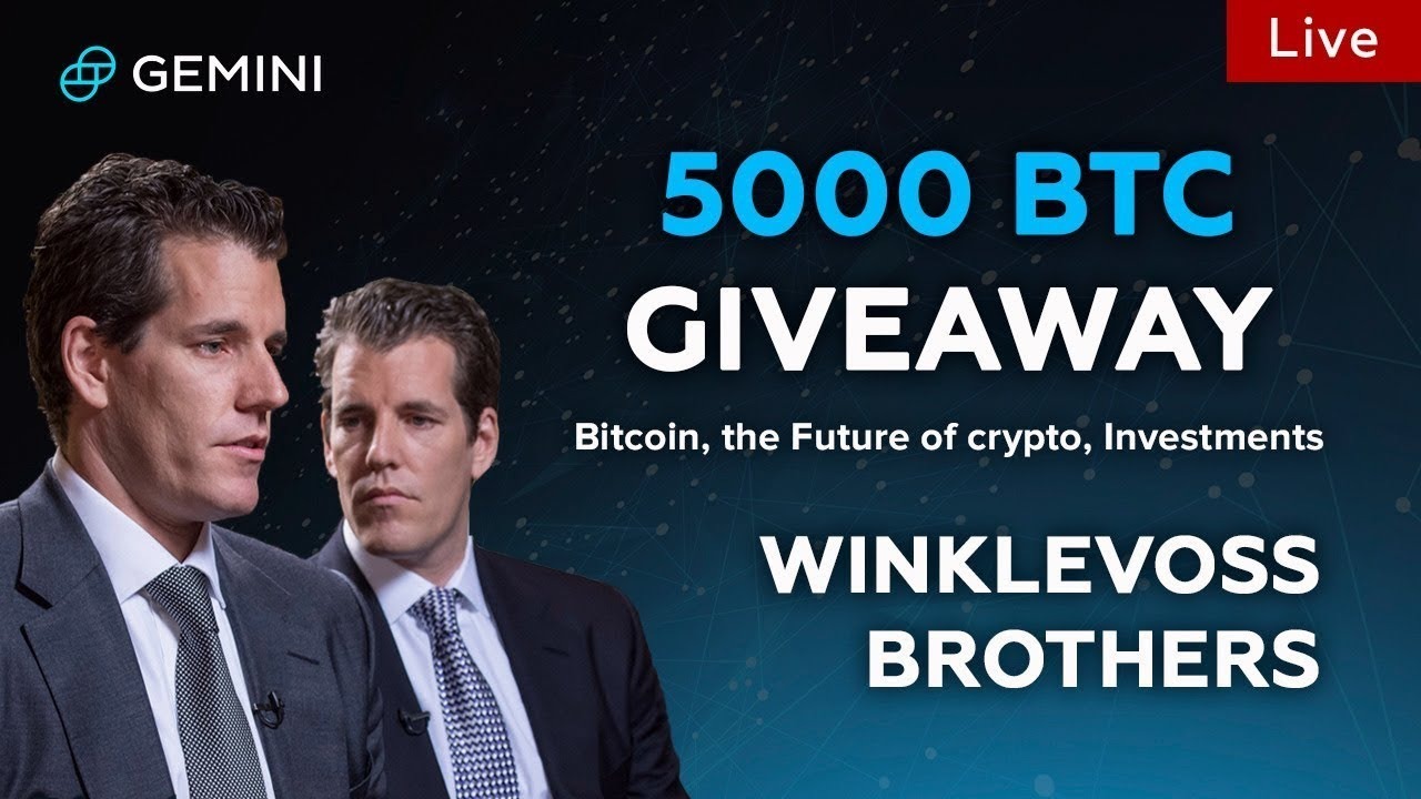 Gemini 5,000 Bitcoin Giveaway [Airdrop Event] Telegraph