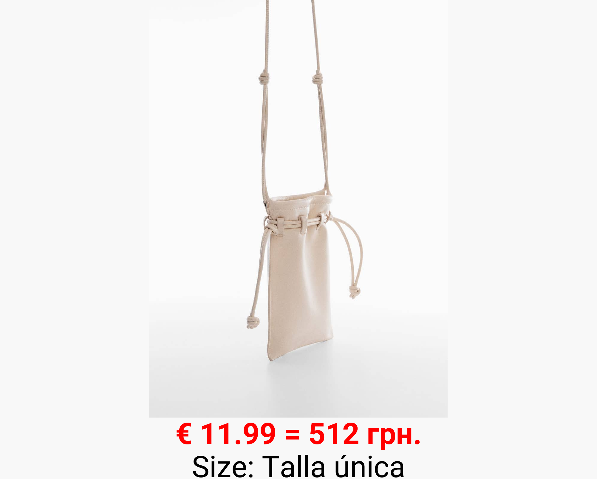 Bolso saco piel mini